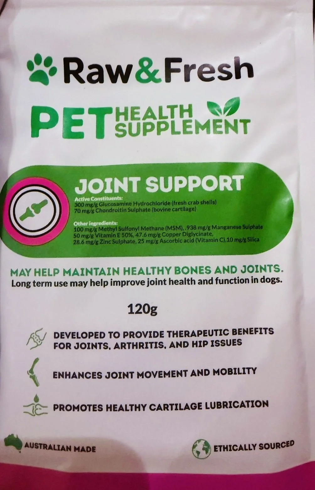 Raw & Fresh - Joint Support