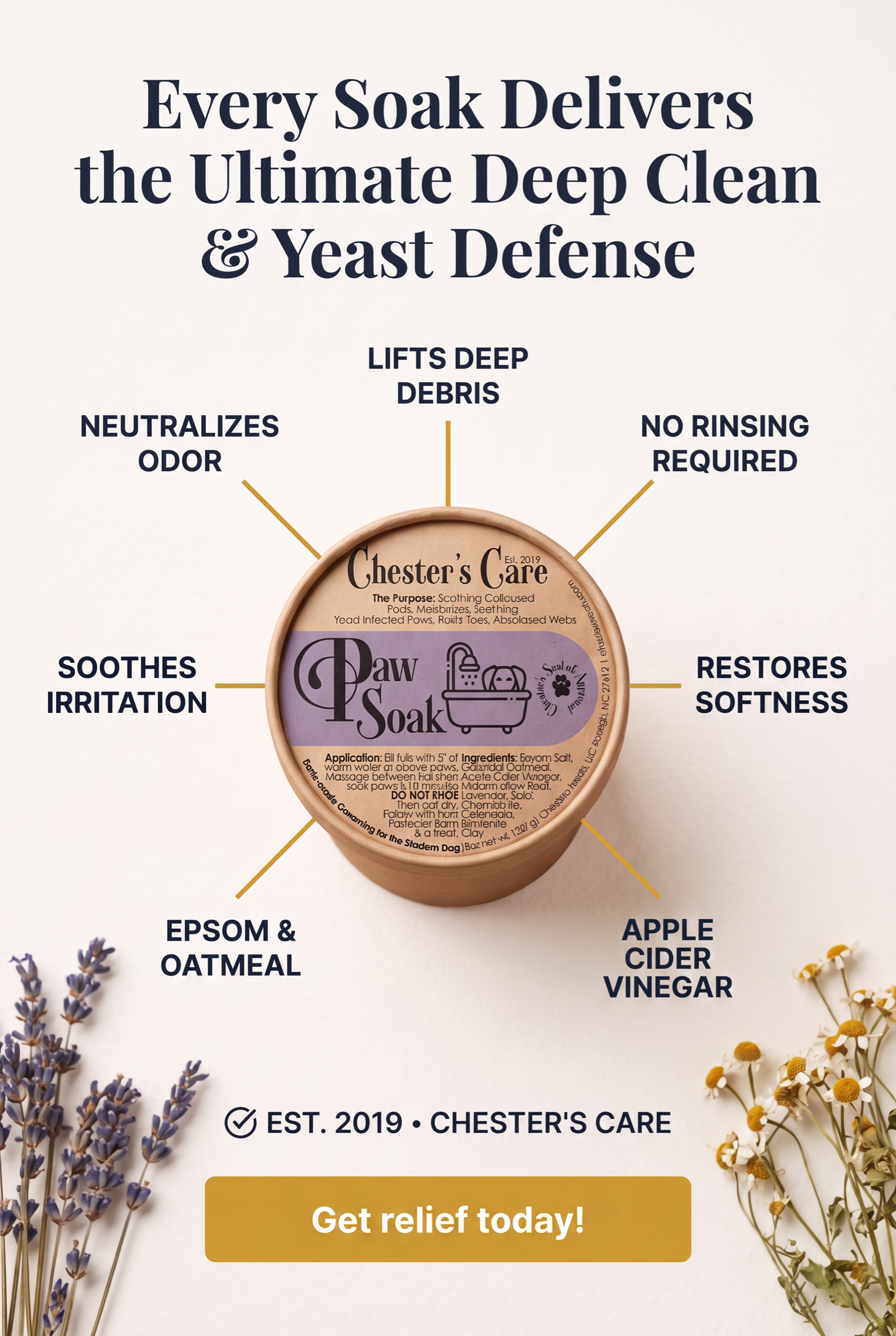 Chester's Frito Fixer: Restorative Anti-Yeast Paw Spray