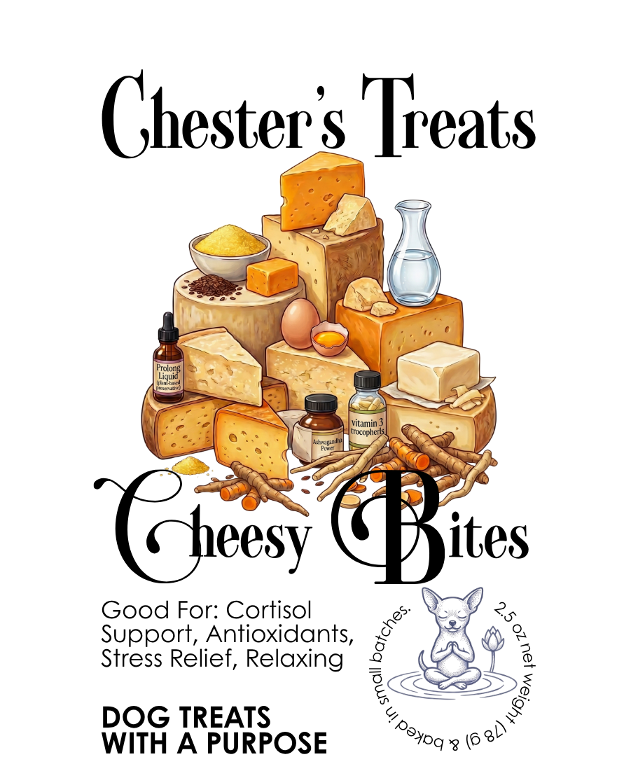 Chester's cornbread cheesy bites with ashwagandha