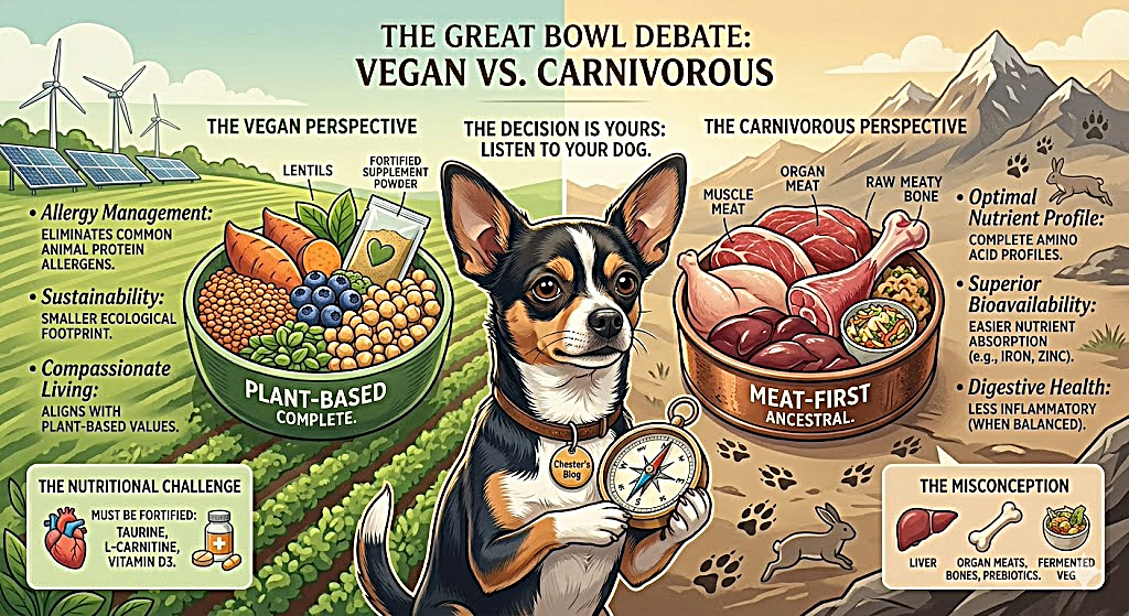 CHESTERS BLOG - VEGAN VS CARNIVOR