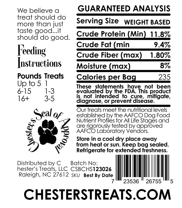 Chester's cornbread cheesy bites with ashwagandha