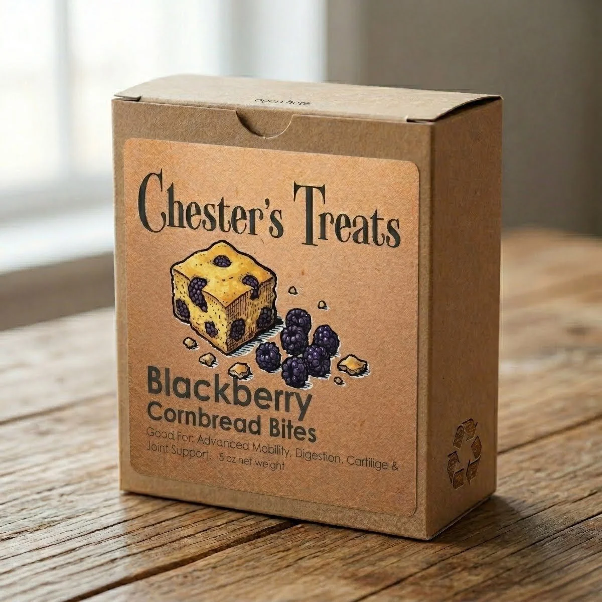 CHESTER'S BLACKBERRY COBBLER BITES