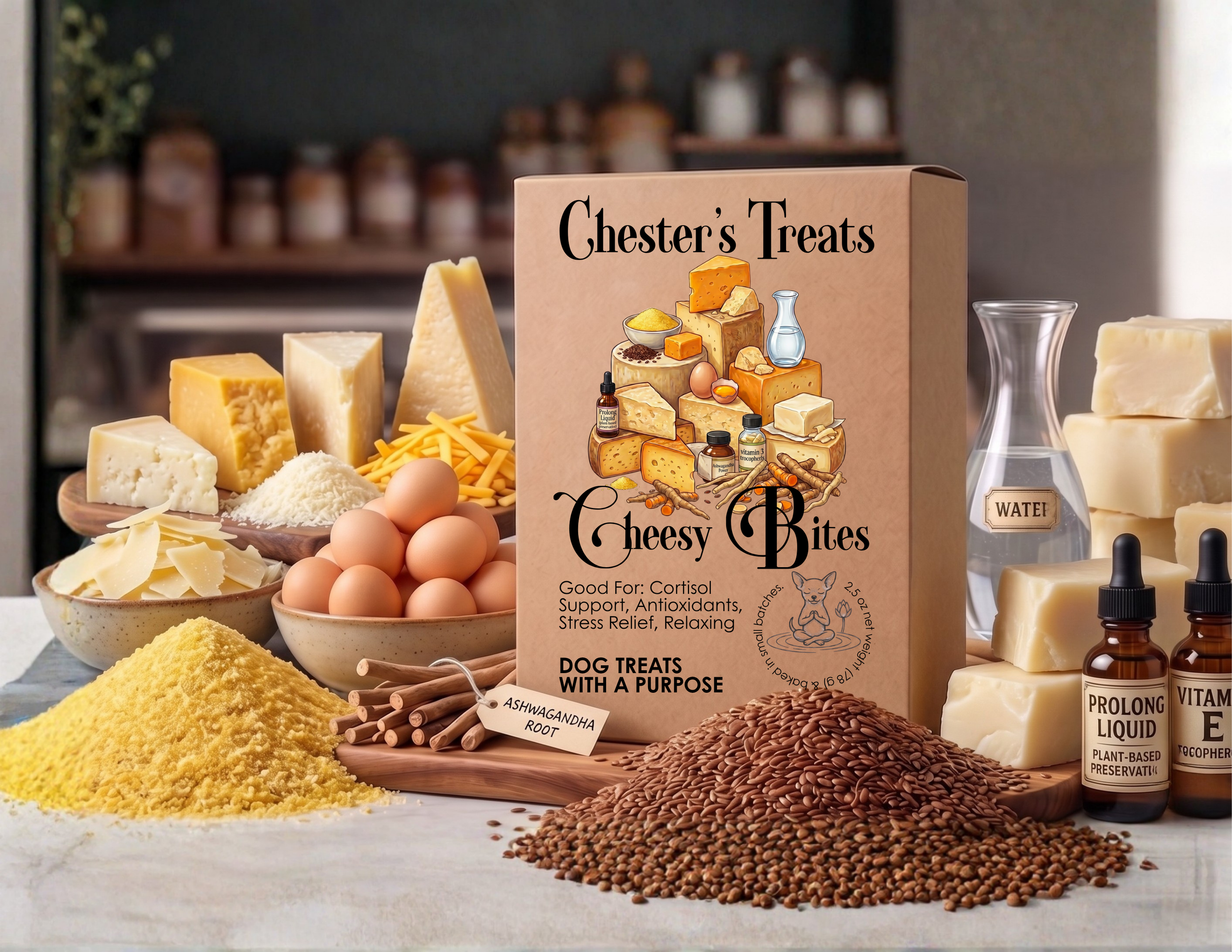 Chester's Cornbread Cheesy Bites with Ashwagandha