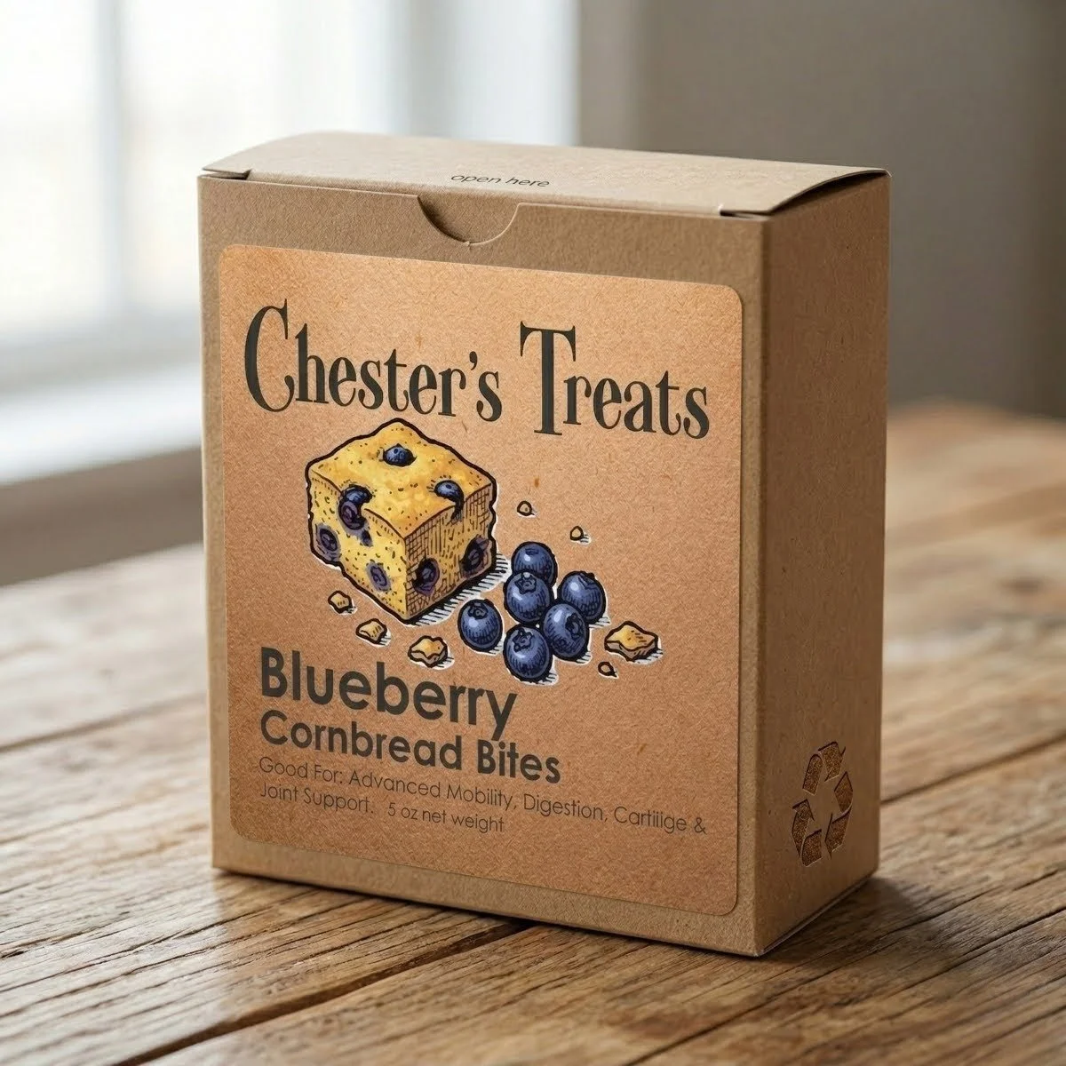 CHESTER'S BLUEBERRY COBBLER BITES