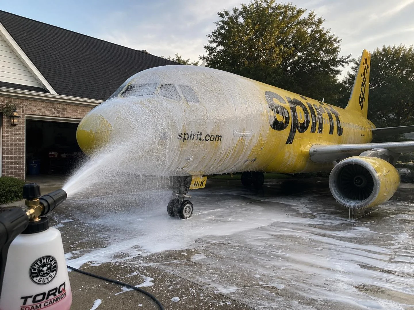 Client said they found it at an auction 🫢
We didn&rsquo;t ask any questions just got straight to work!😎
.
.
We clean it all Cars, Trucks, Bike ,Boats, RV&rsquo;s&hellip;. 
Maybe even planes soon😉
.
.
.
.

#spirit #meme #detail #foam