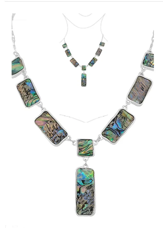 Abalone Shell Pendant Necklace