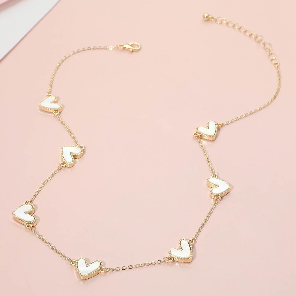 Heart Charm Gold Necklace