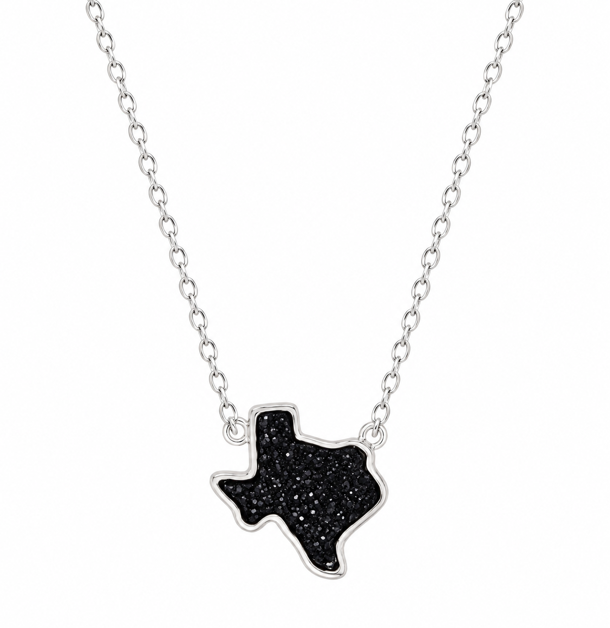 Texas State Druzy Necklace