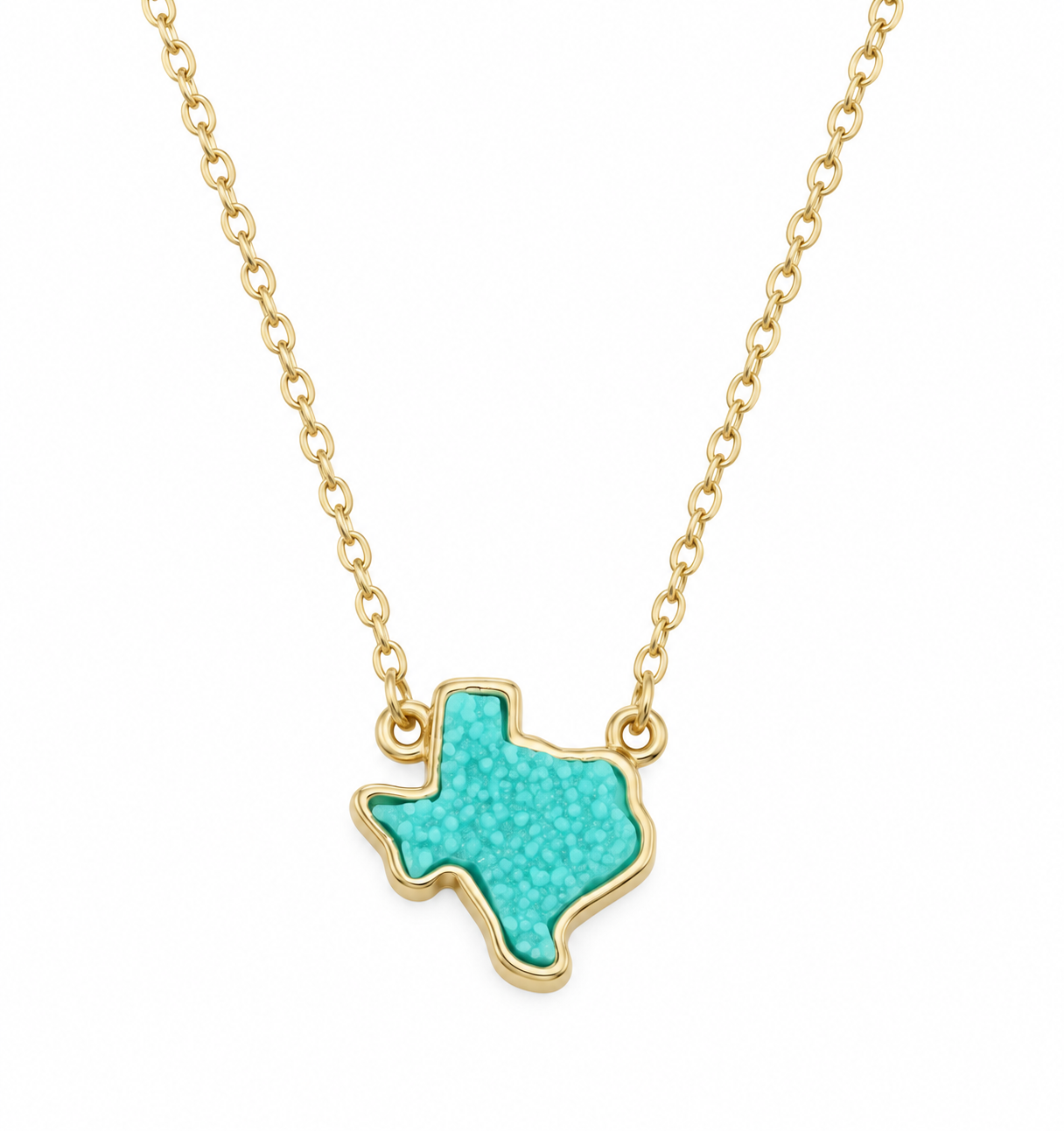 Texan Turquoise Charm Necklace