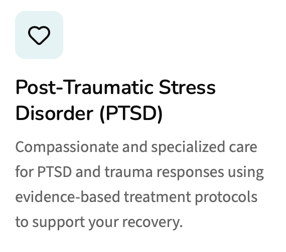 Supportive and evidence-based treatment approaches to address trauma-related symptoms and improve emotional stability.