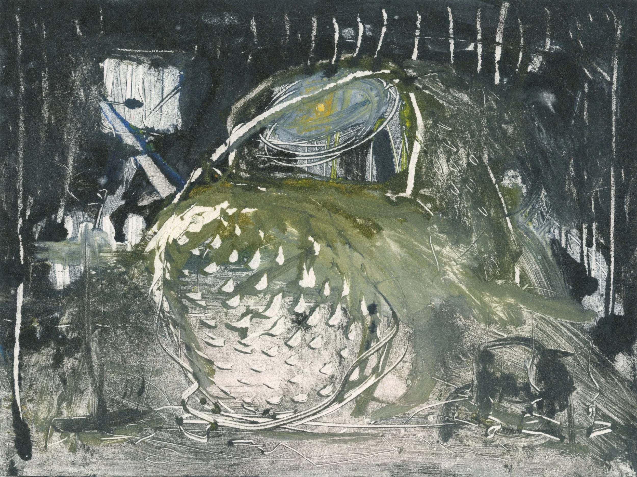 Shadows | 8 x 10 in | Monotype | 2014