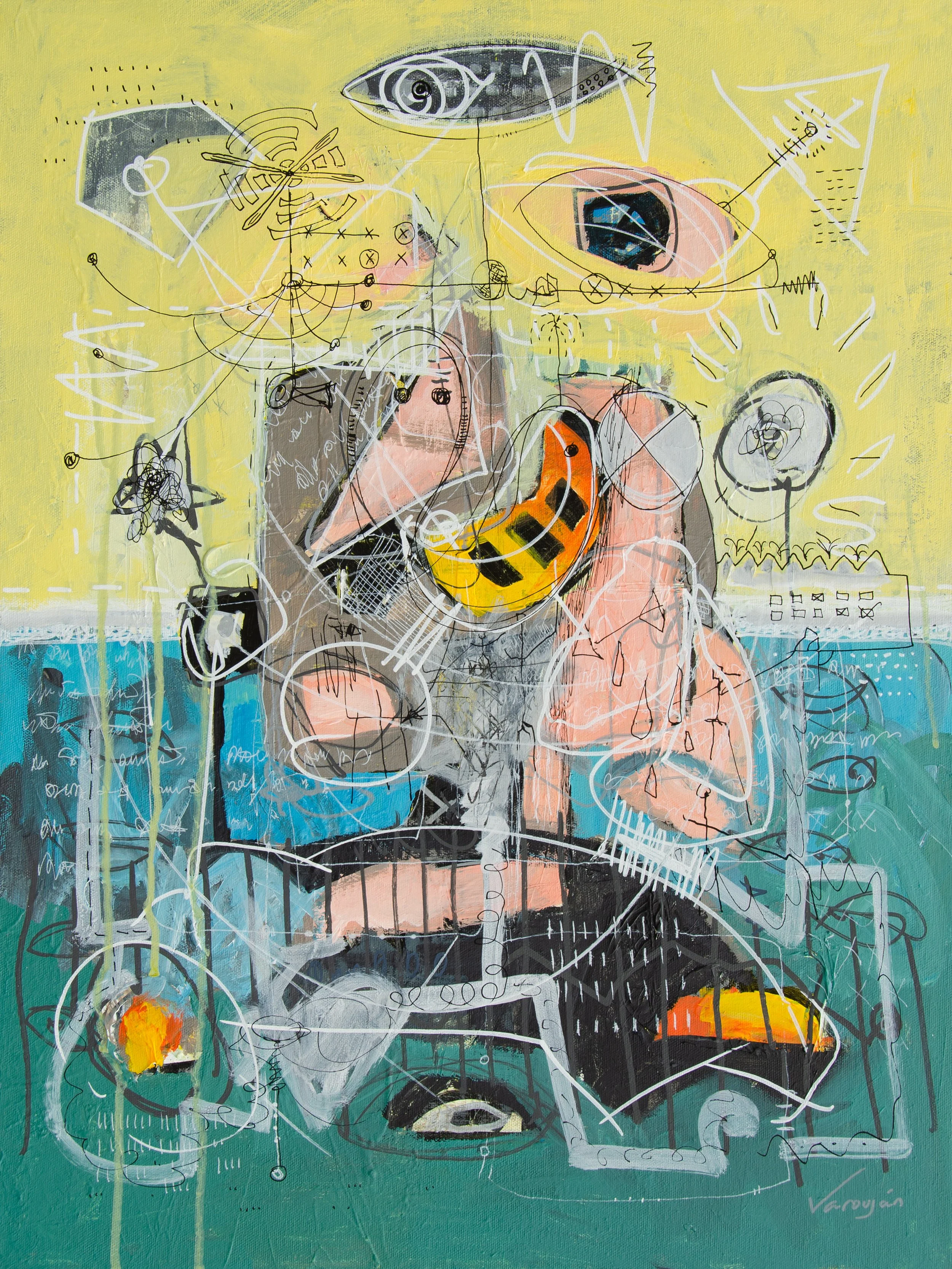 Unsaid | Acrylic on canvas | 18 x 24 in | 2020