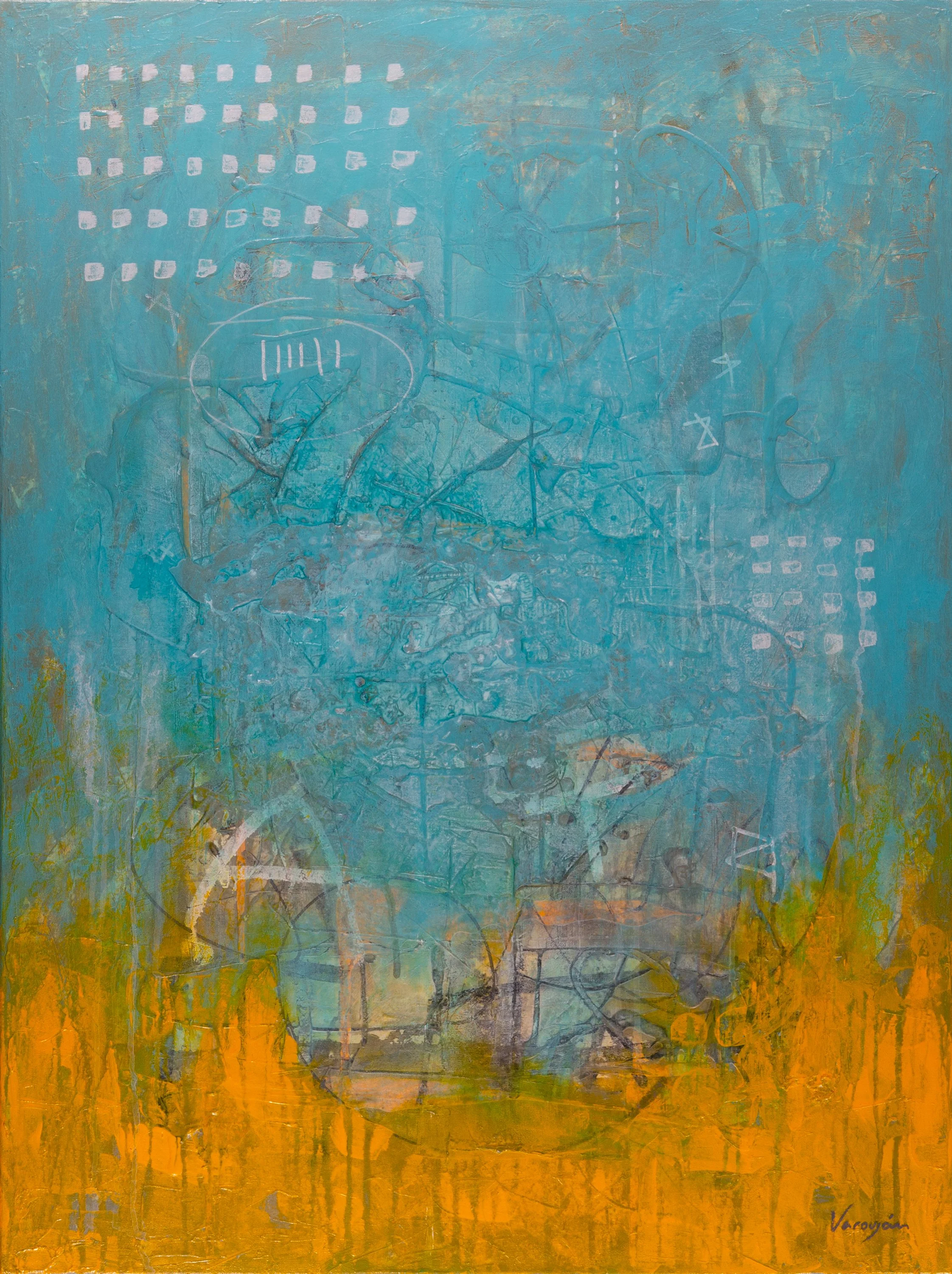 inception | Acrylic on canvas | 36 x 48 in | 2024