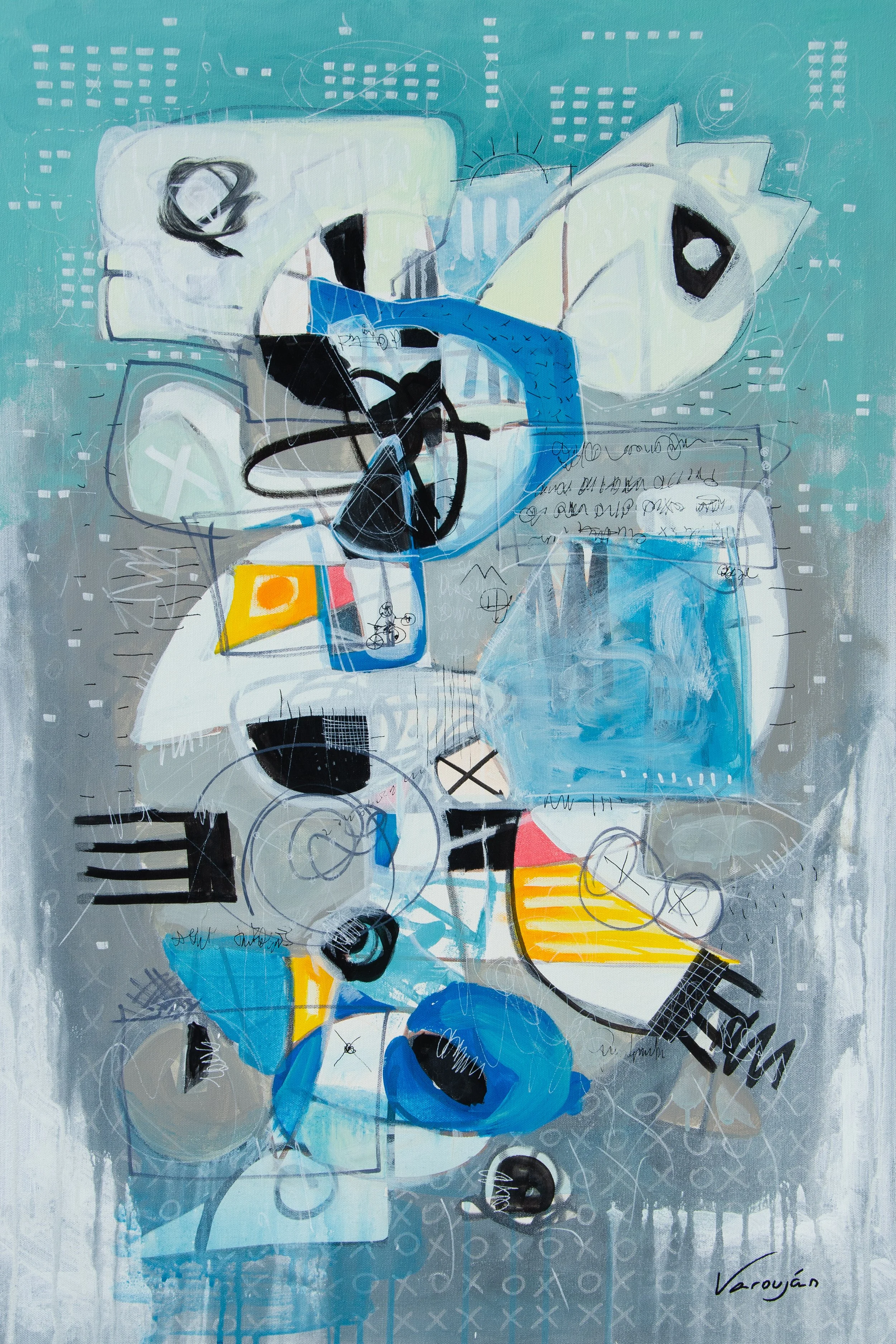 Excitement | Acrylic on canvas | 24 x 36 in | 2021