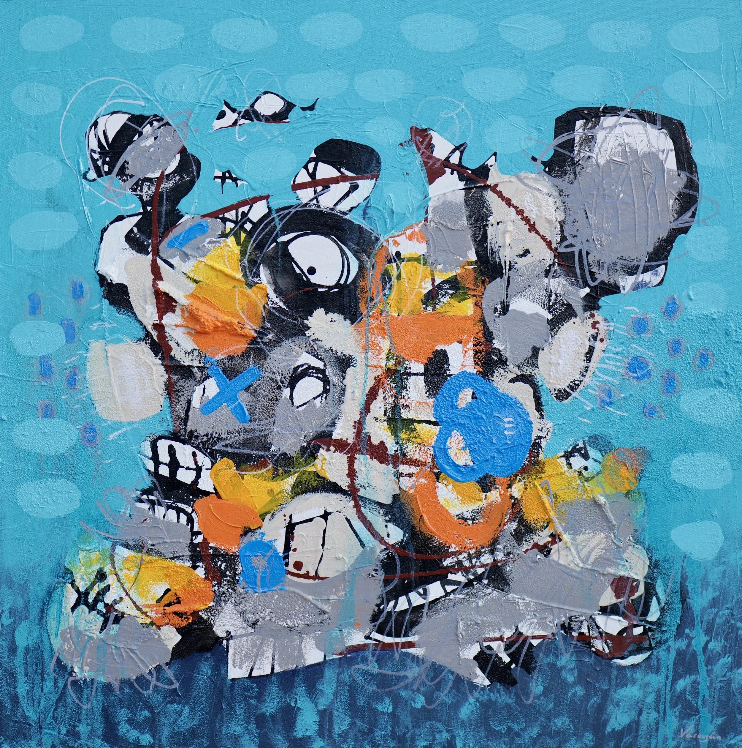 Awareness | Acrylic on canvas | 36 x 36 in | 2025