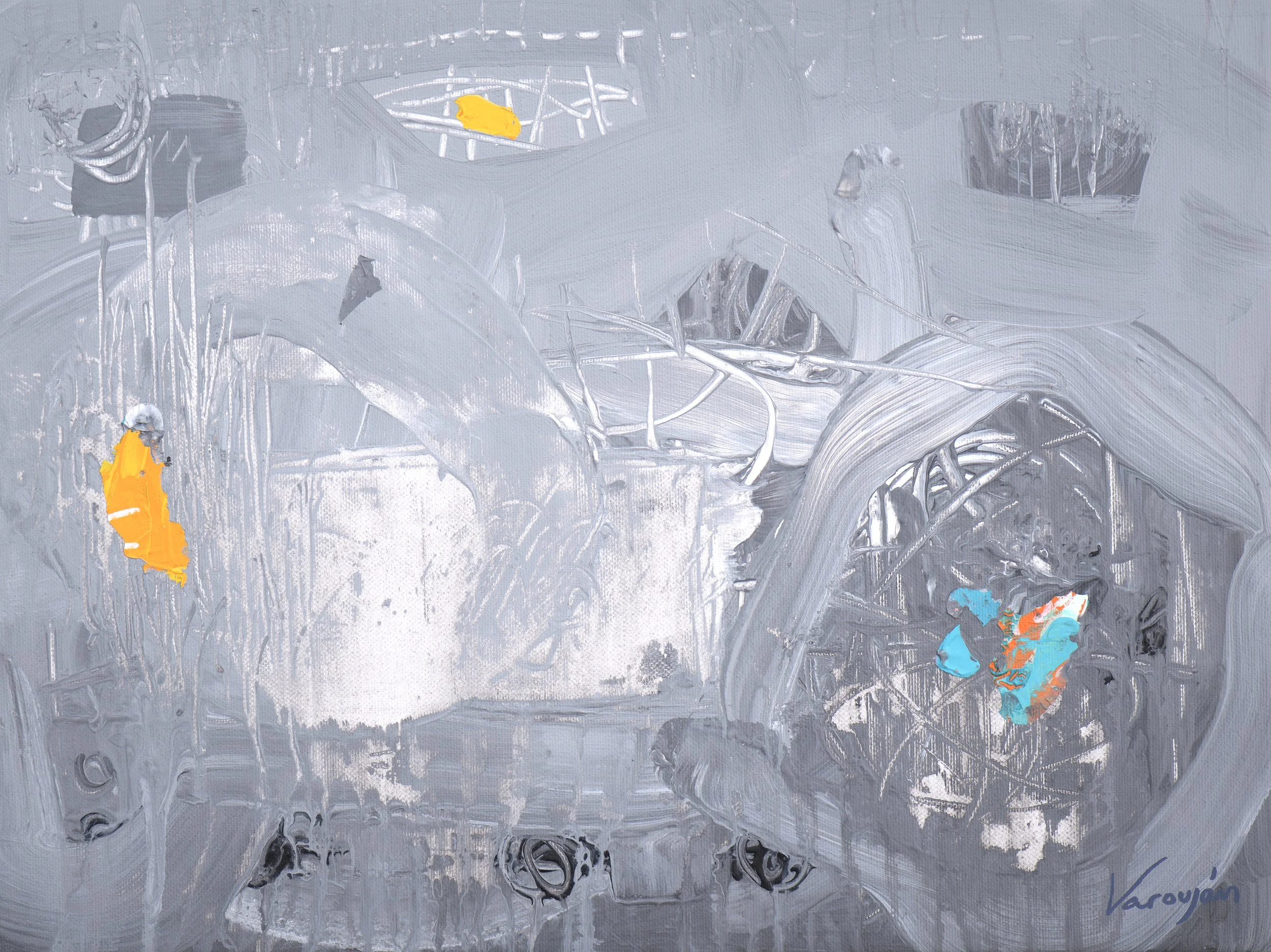 Trying to Remember | Acrylic on canvas | 12 x 16 in | 2026