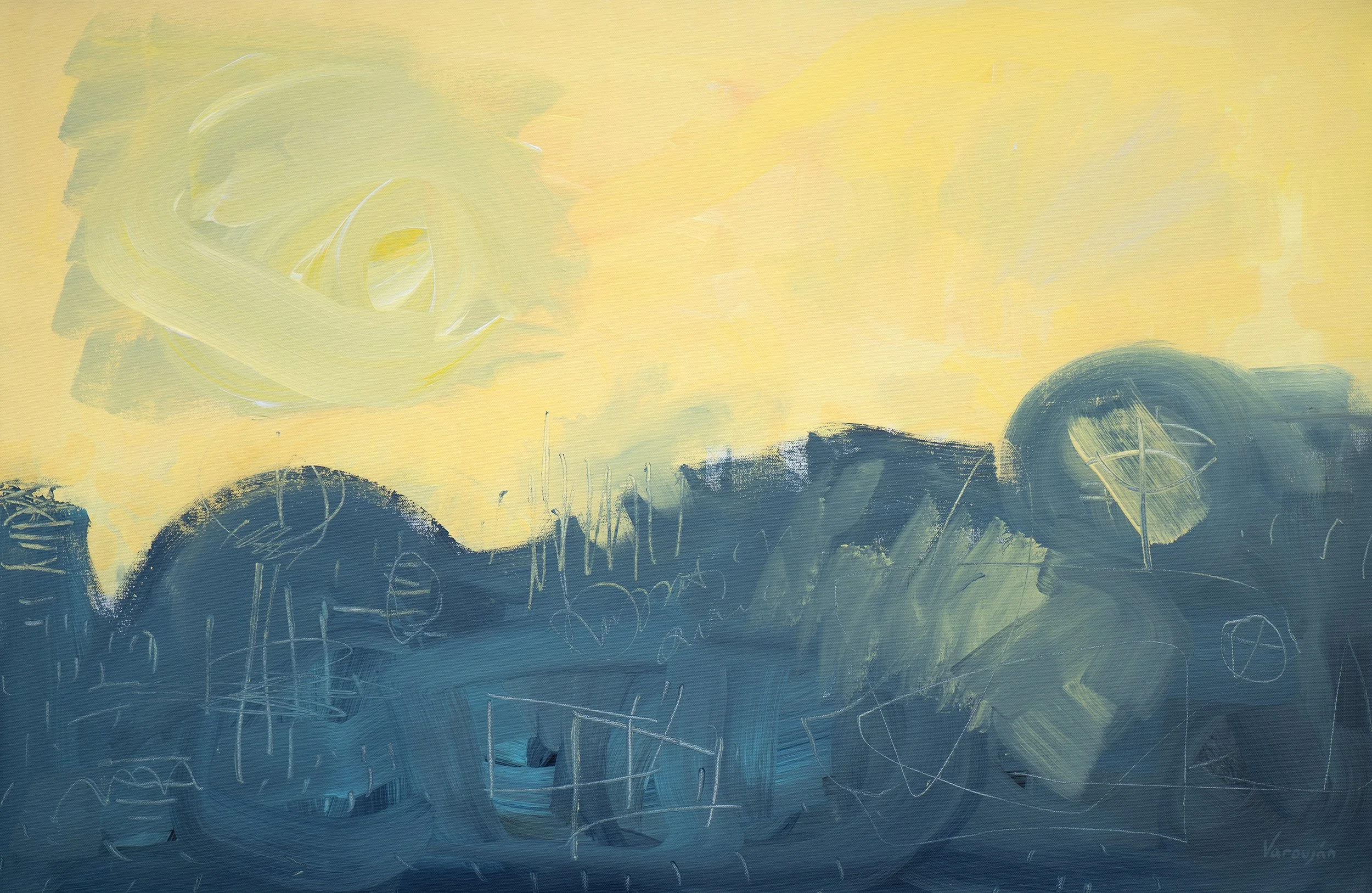 Relics II | Acrylic on canvas | 30 x 24 in | 2026