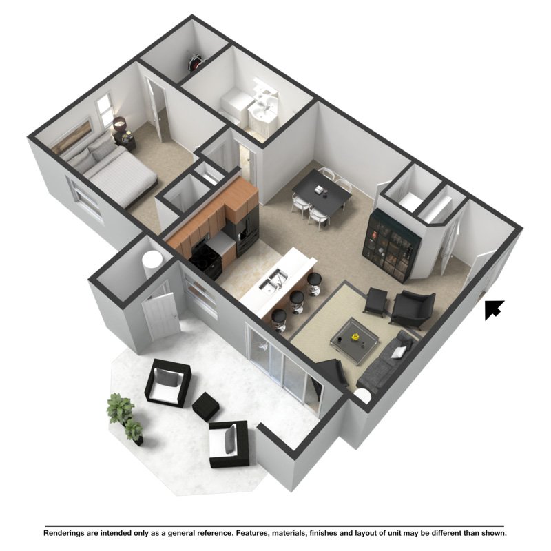 Monet
One Bedroom | One Bathroom