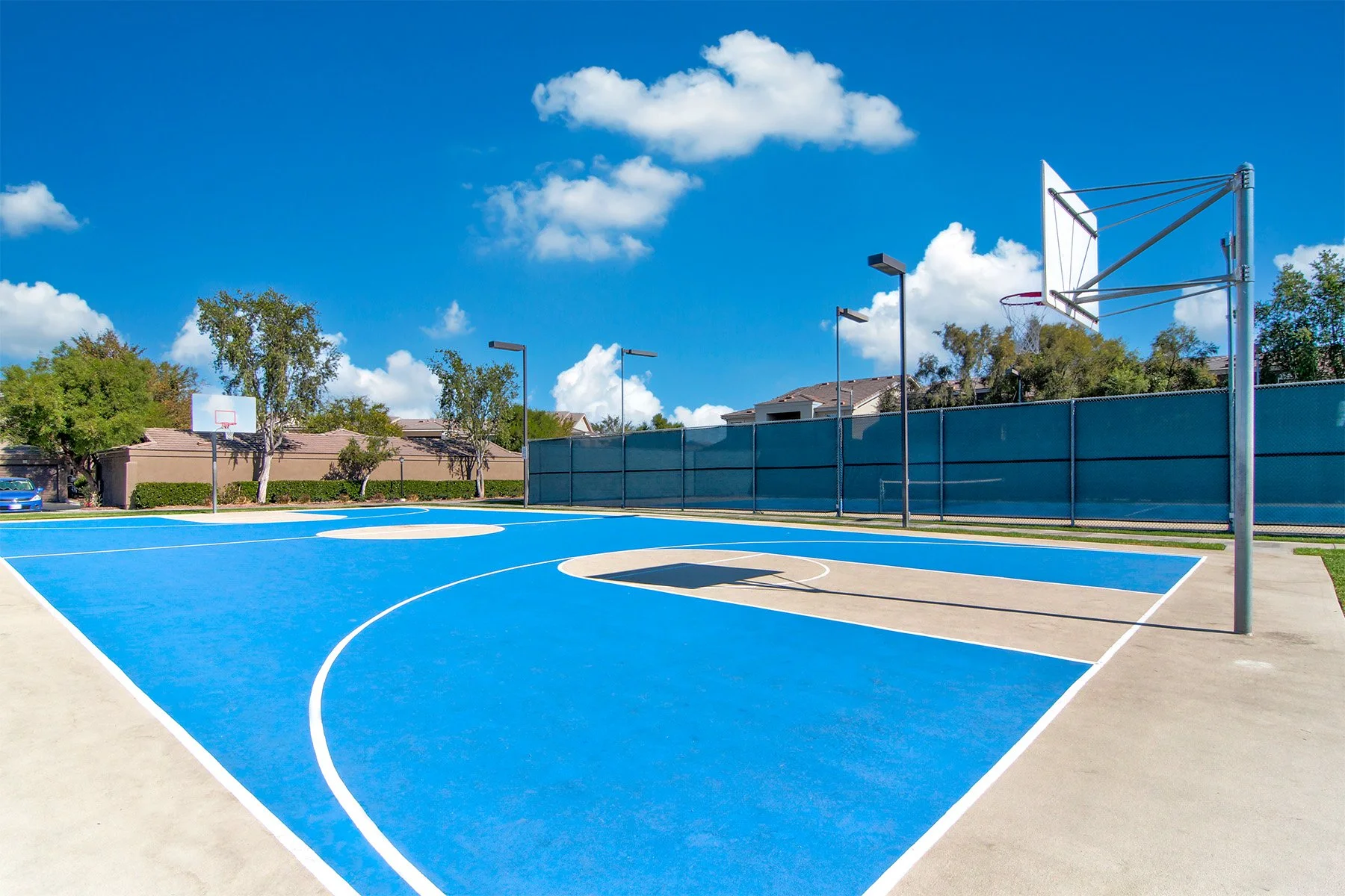 A photo of the Basket Court at The Enclave