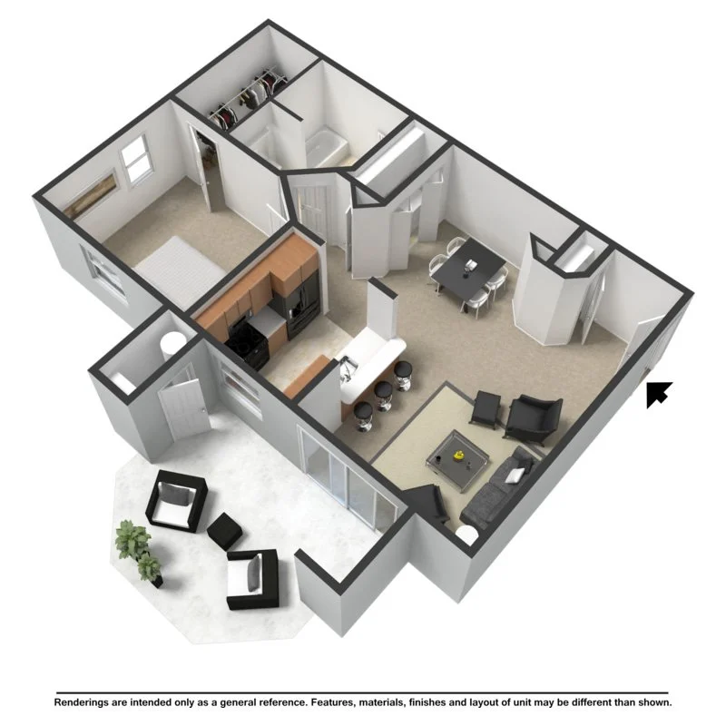 Bellini
One bedroom | One Bathroom