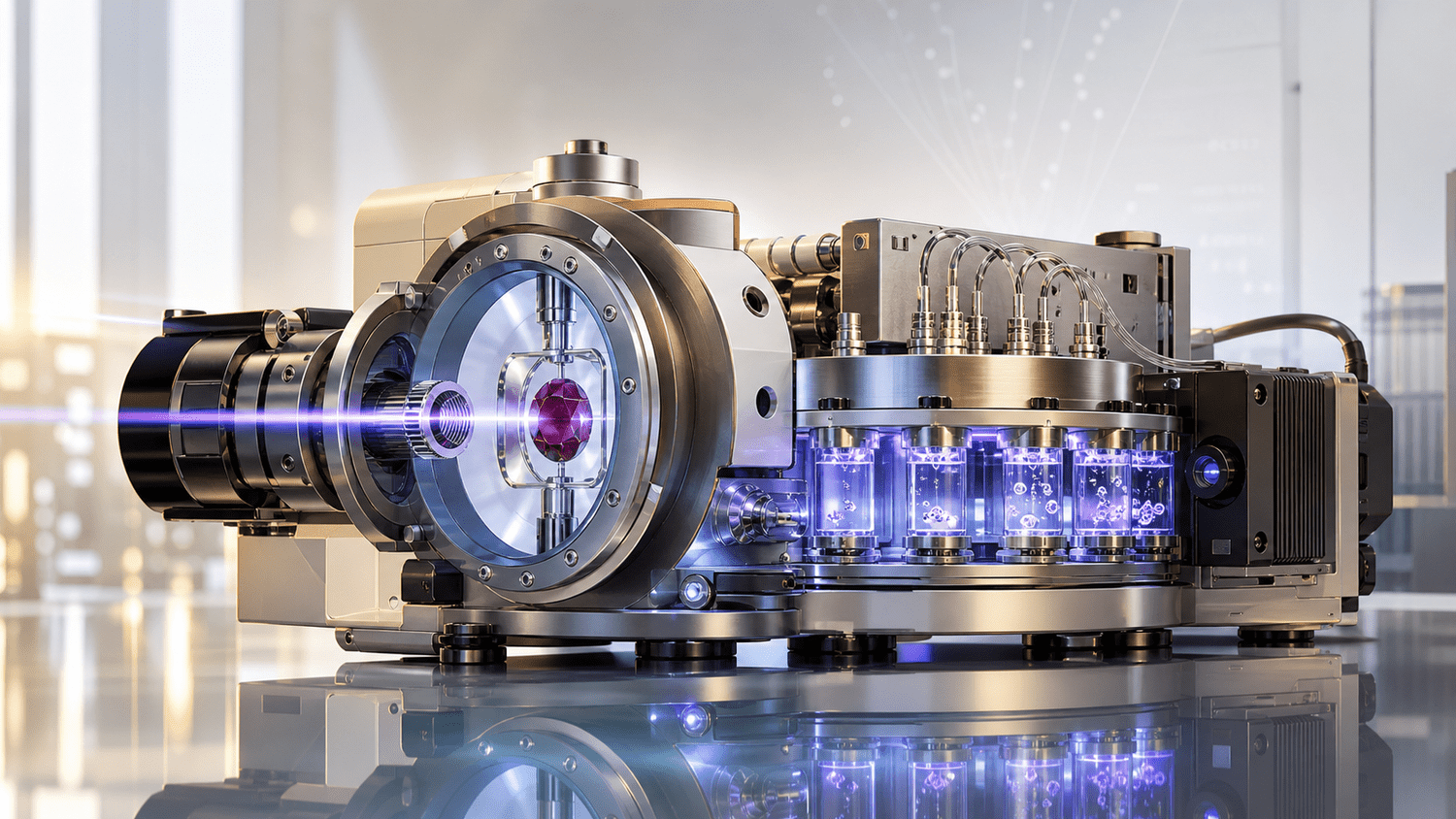 Illustration for 'A Photosensitizer Has Two Jobs Before Quantum Computing Helps' (AI-generated image).