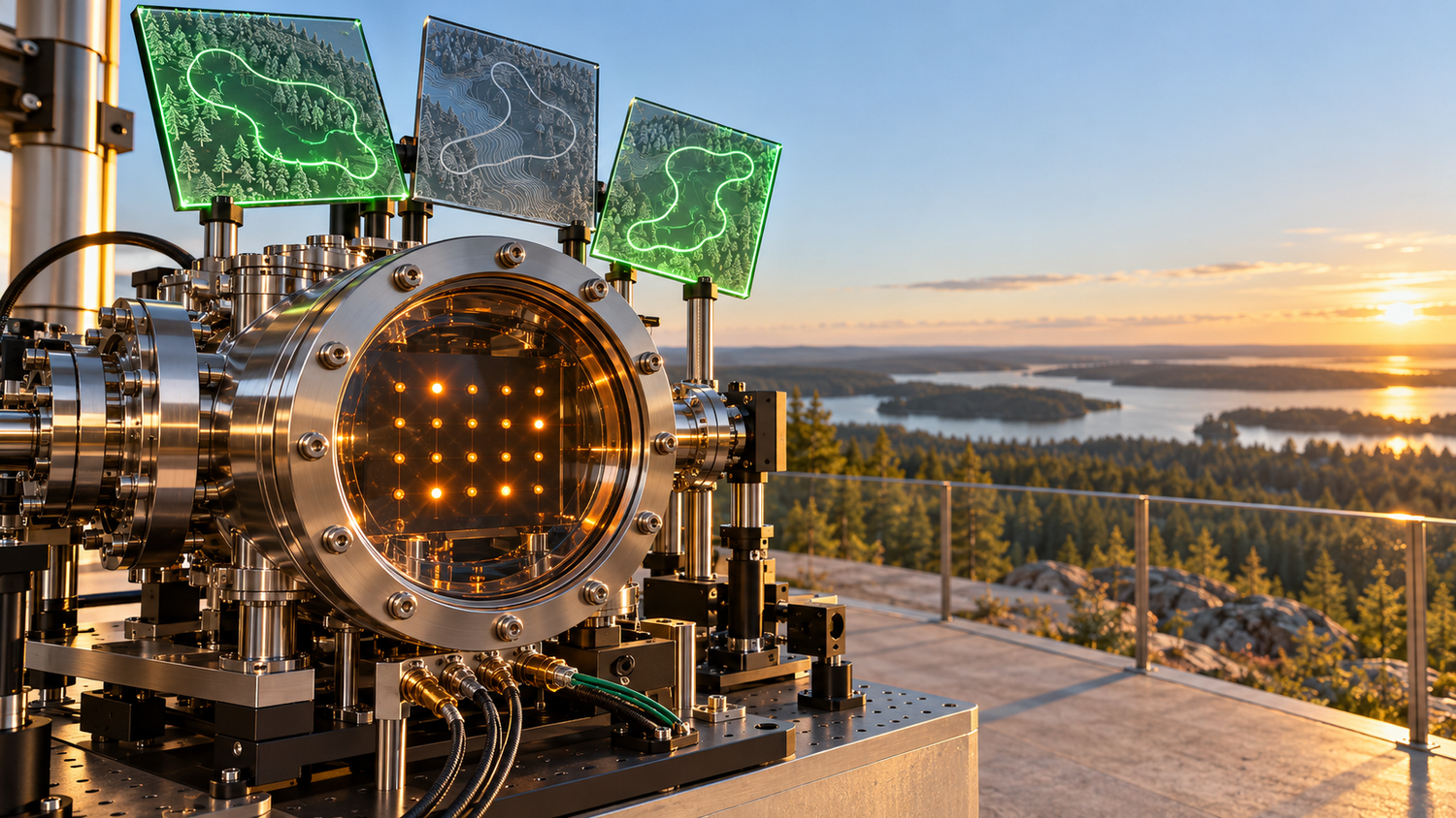 Université de Sherbrooke Plans Five Drone Surveillance Tours Over Quebec With Wildfire Risk Maps and a Neutral-Atom Quantum Heuristic, arXiv 2 October 2026: 31 Valid Plans on an Emulator, TRL 3