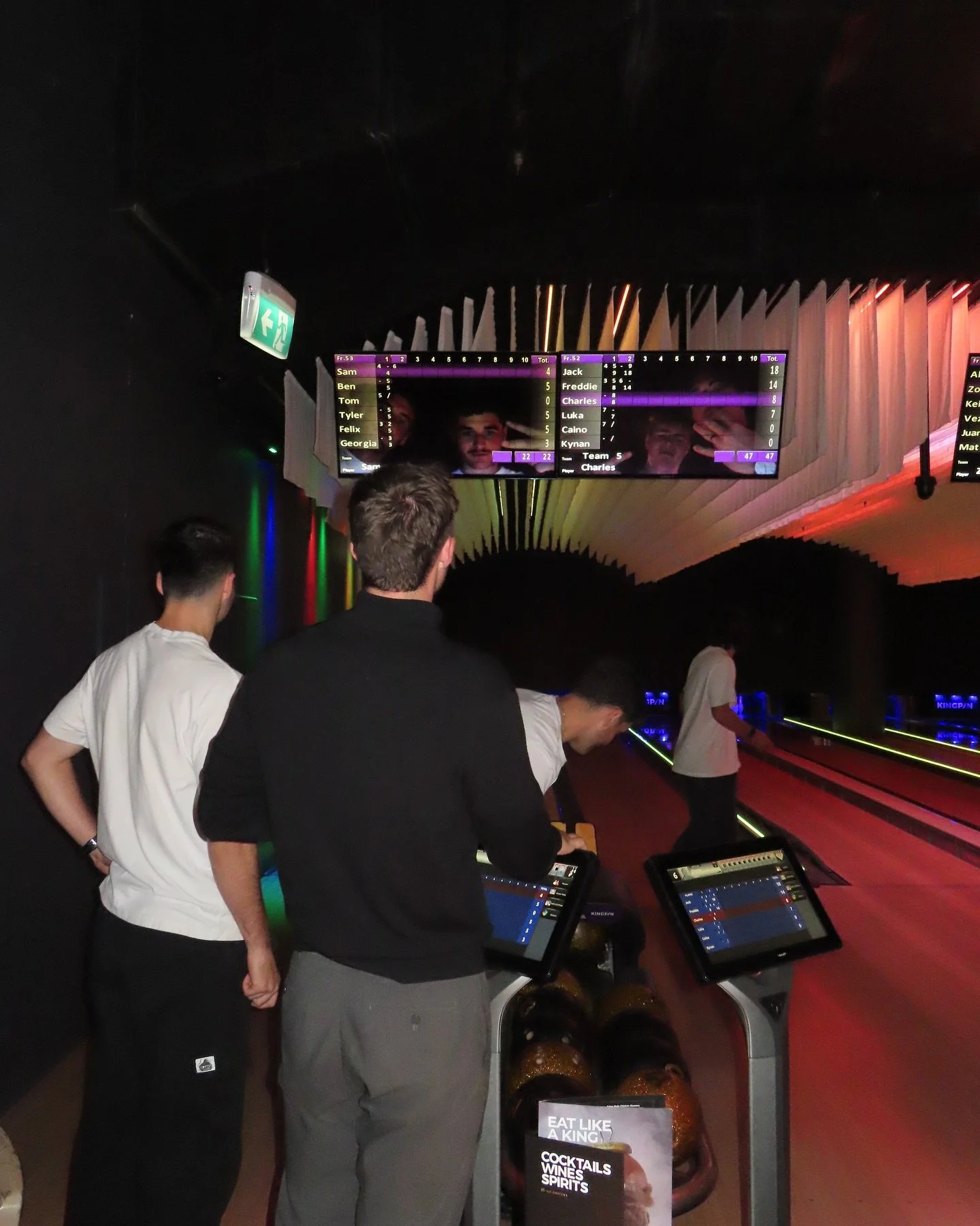 Work hard, bowl harder 🎳 #teamnightstrikesagain