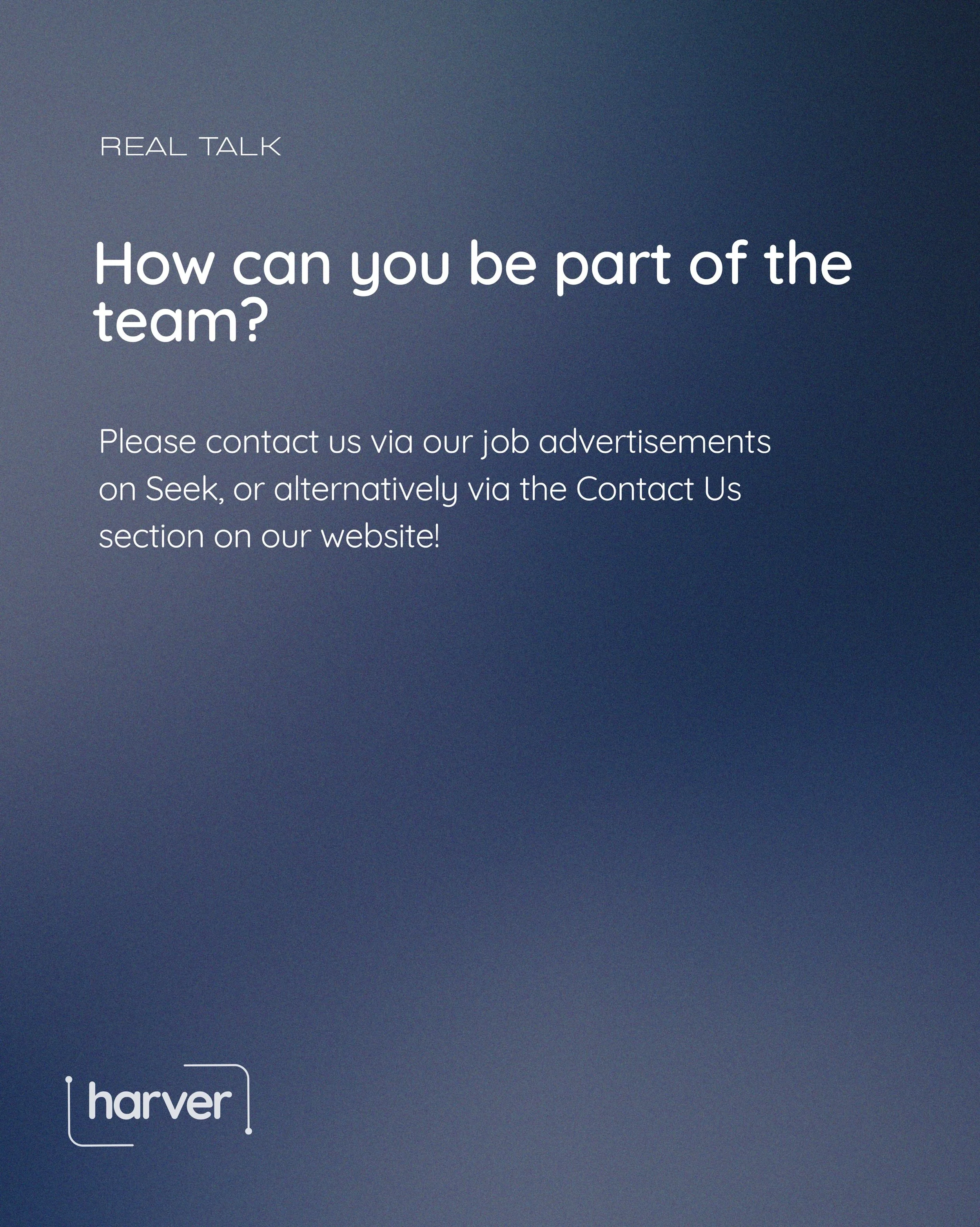 Want to join us? Learn how above 👆🏼 #harveraus