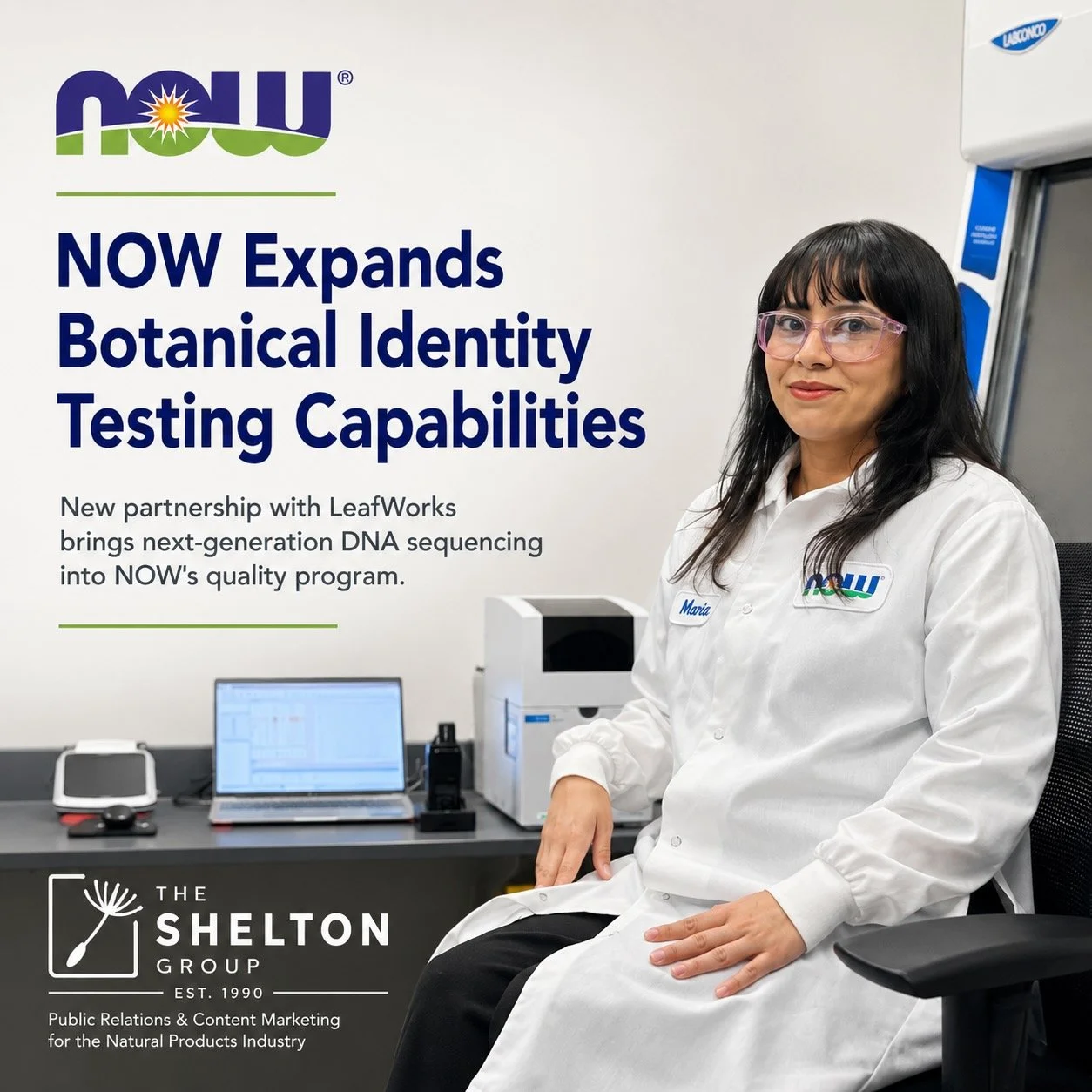 NOW Advances Botanical Identity Testing with Next-Generation DNA Sequencing Platform from LeafWorks