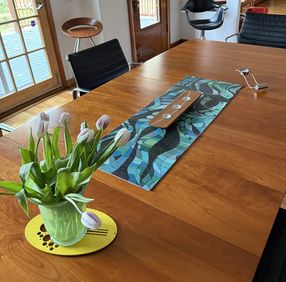 Shades of Green and Blue