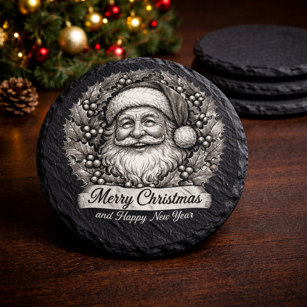 Santa Coaster