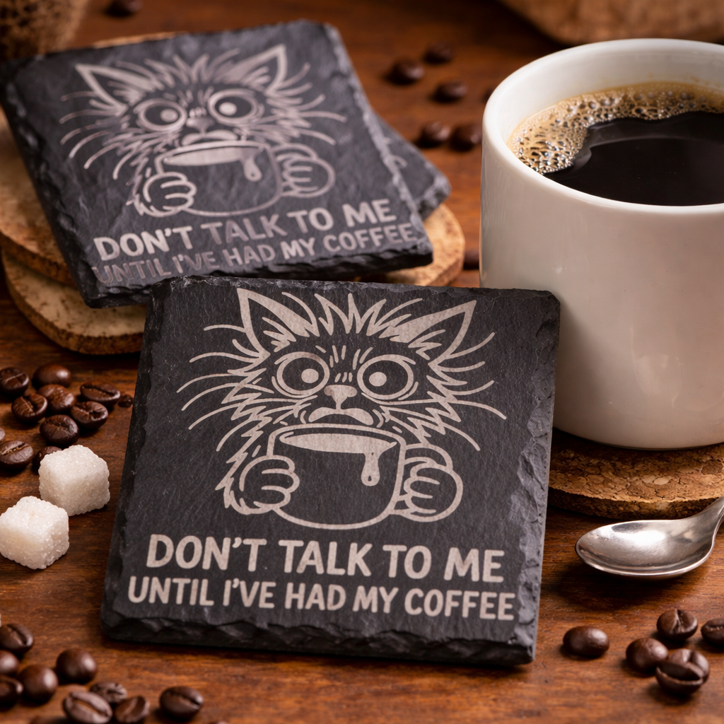 Square Slate Coaster      