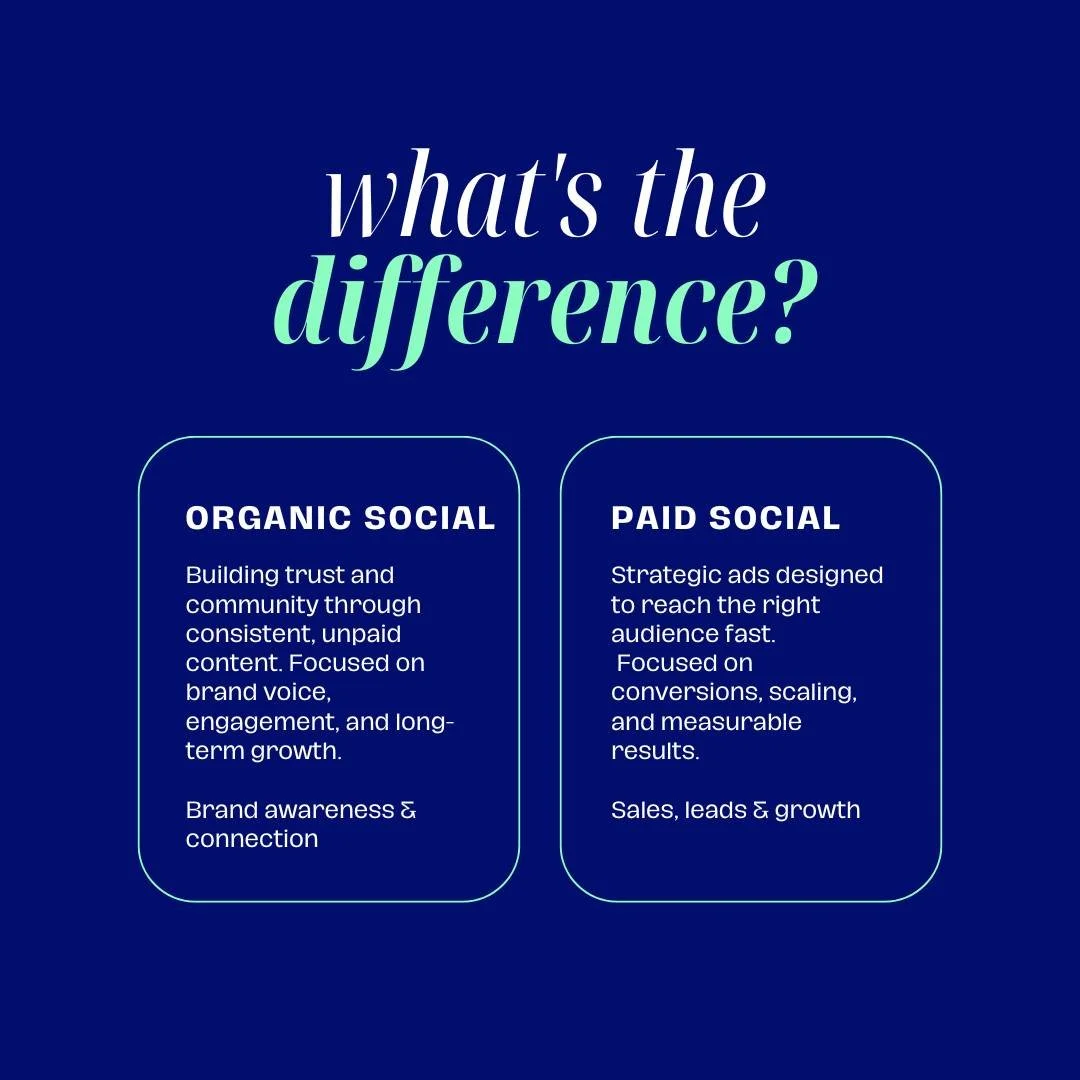 Organic social creates connection.
Paid social creates momentum.

When you understand the difference, you stop guessing and start growing with intention.

Strategy first. Always. 🦋

#PerformanceMarketing #DigitalMarketingTips #MarketingTips #SocialM