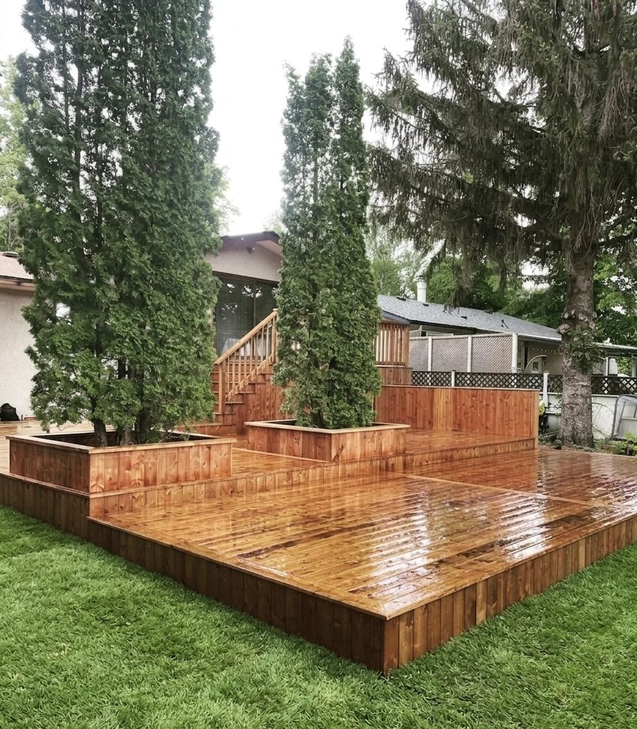 Eastview project: Three Tier Deck