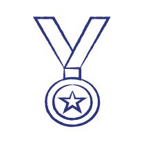 Sportsmanship icon.