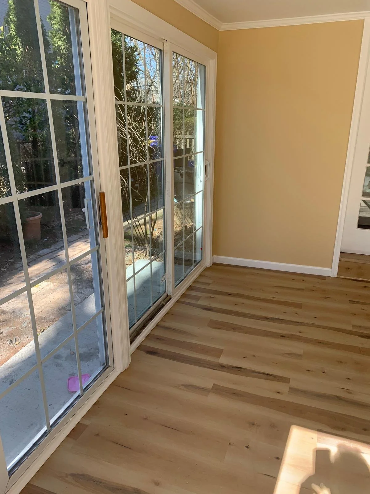 Basement finishing and remodeling project in Glen Burnie, Maryland