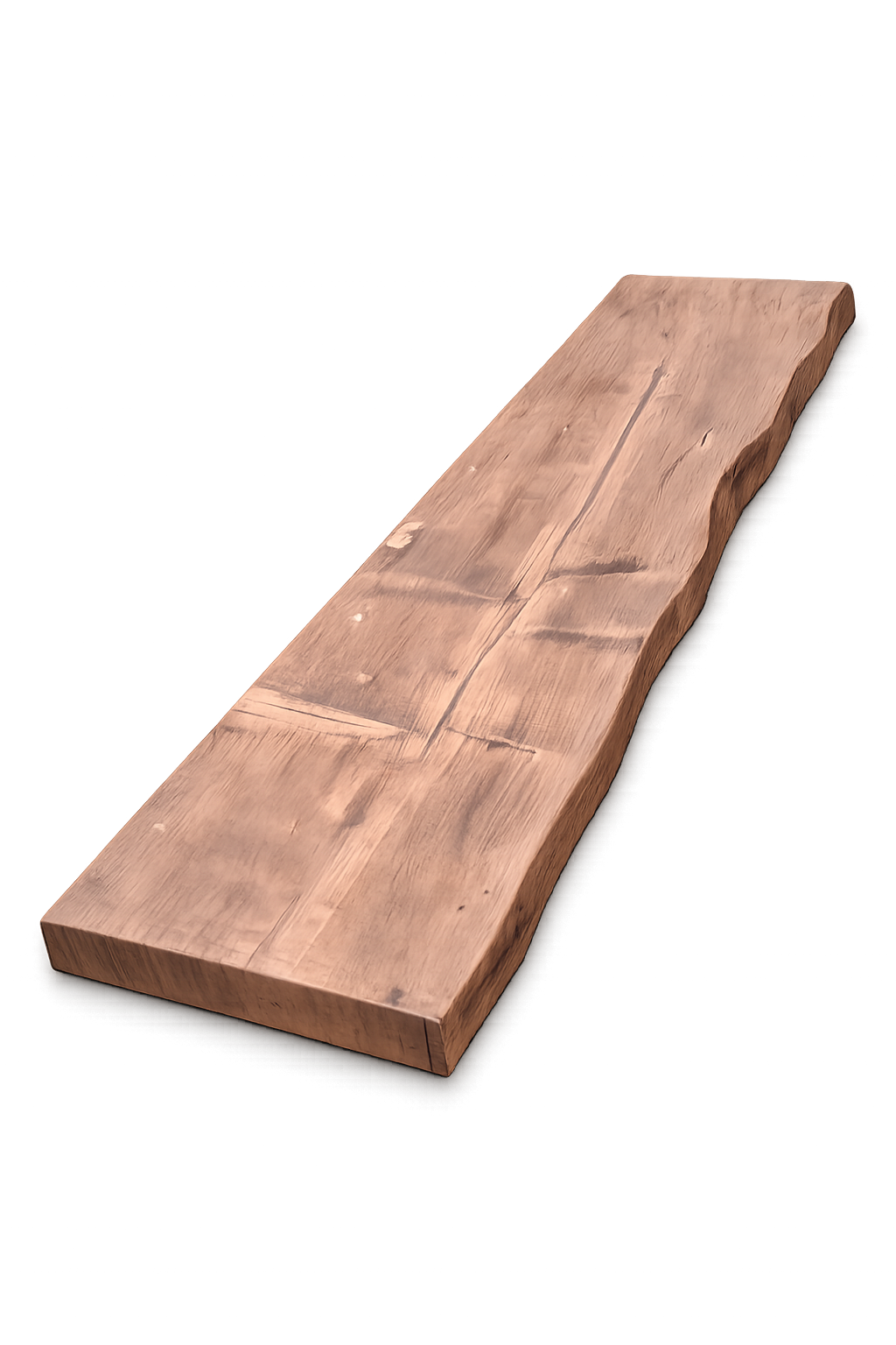 live edge floating shelves