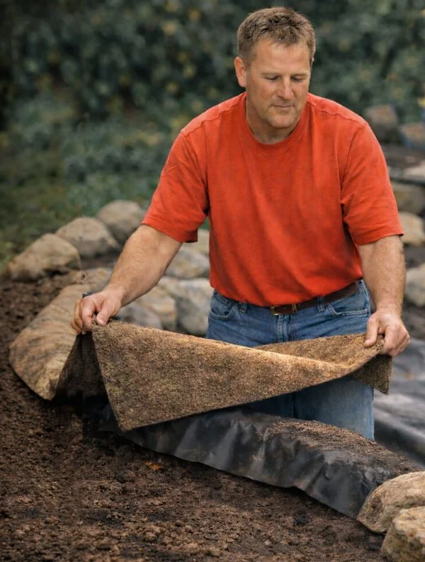 Laying Rock-on-a-Roll