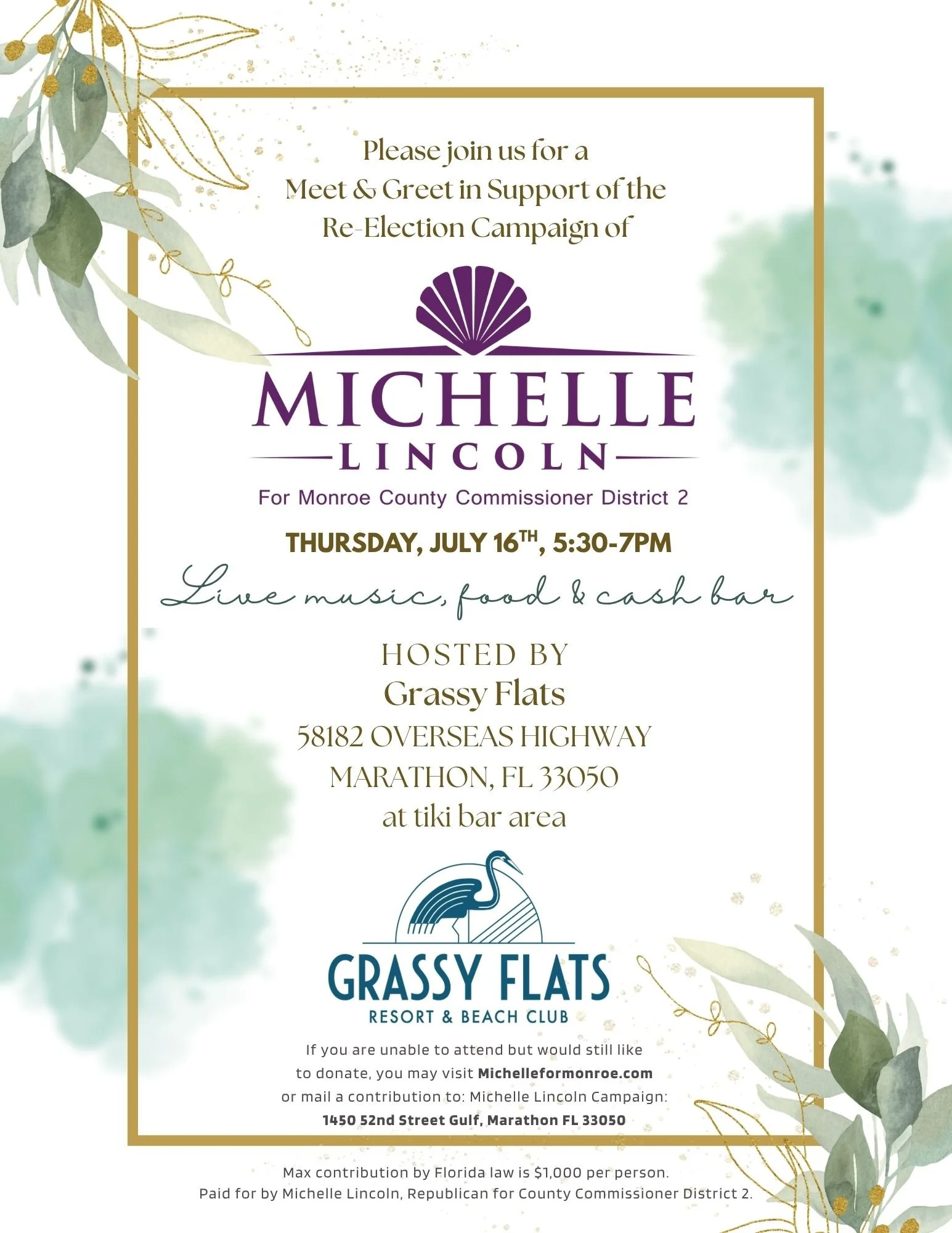 Michelle Lincoln for Monroe County, Florida, for County Commissioner District 2