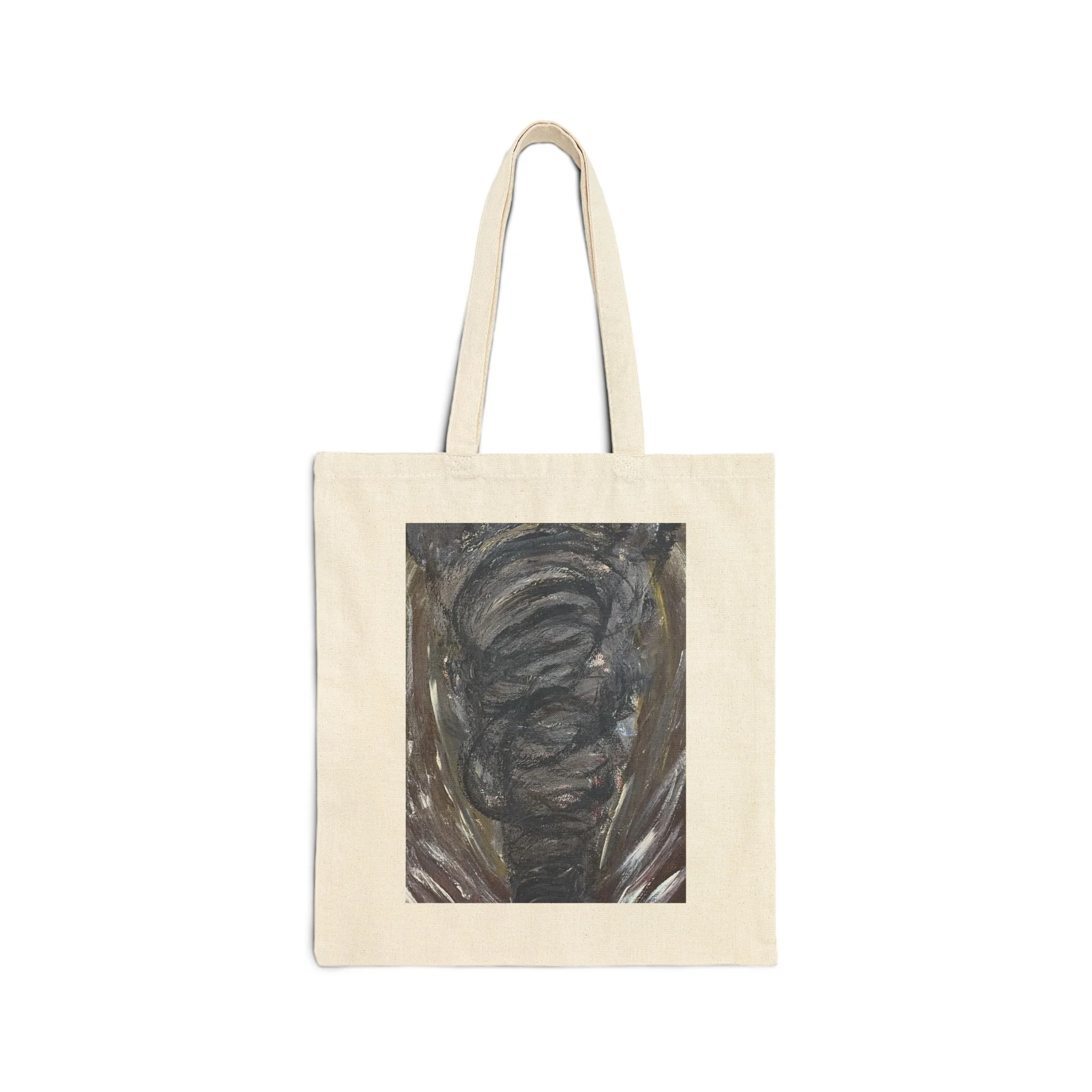 Anxiety Cotton Canvas Tote Bag