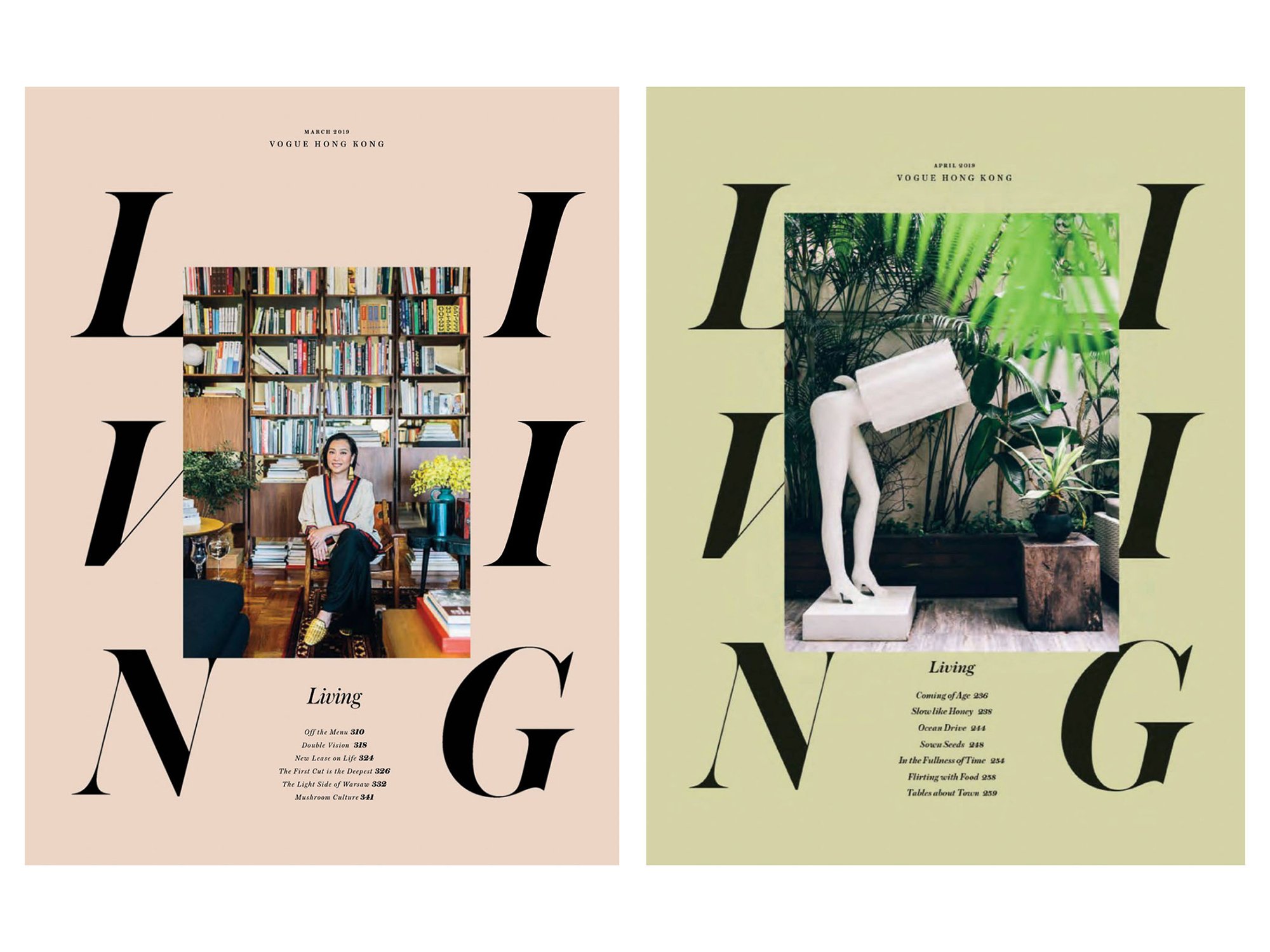 Vogue Living Headers