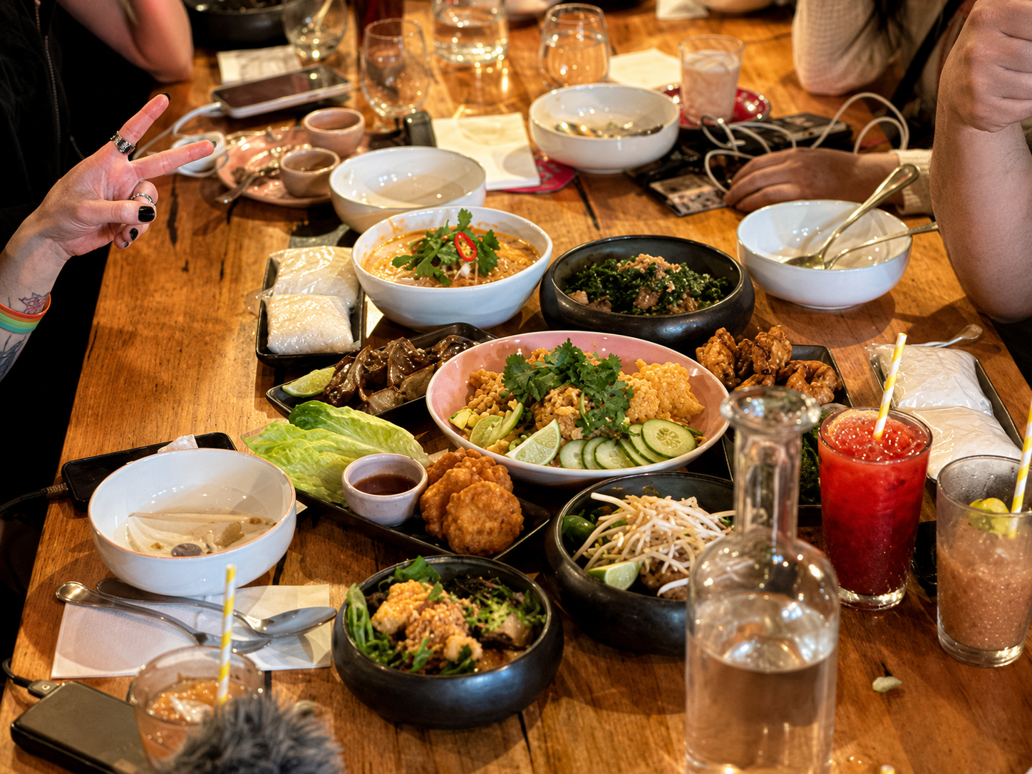 group sharing at BangPop