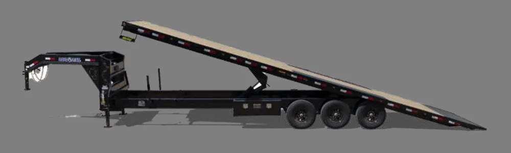 Hydraulic Tilt Deck with Winch Trailer hauling
