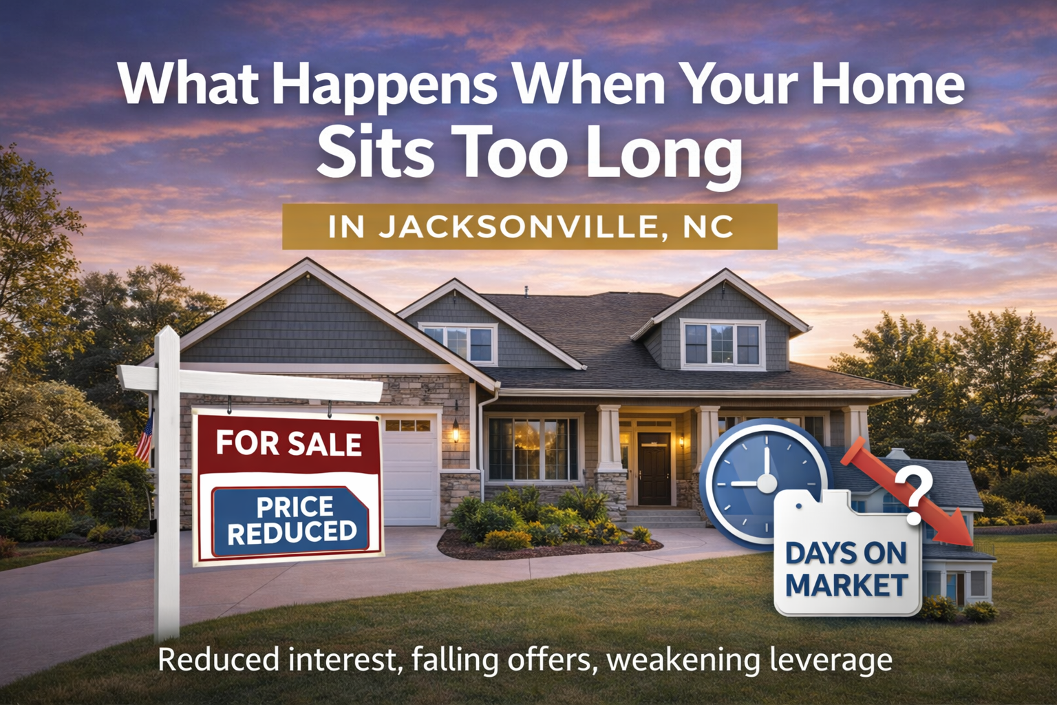 What Happens When Your Home Sits Too Long in Jacksonville NC