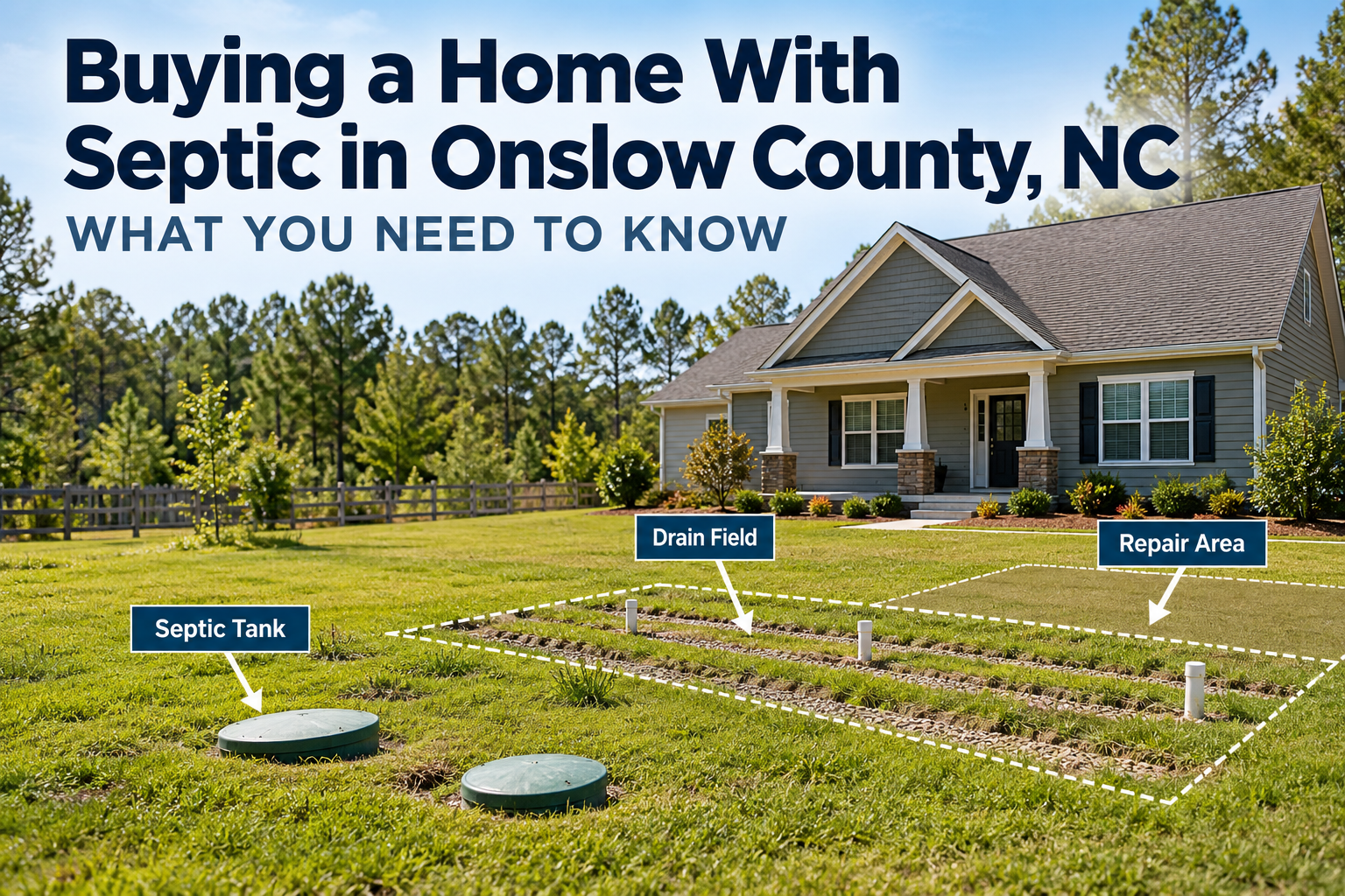 Buying a Home With Septic in Onslow County, NC: What You Need to Know