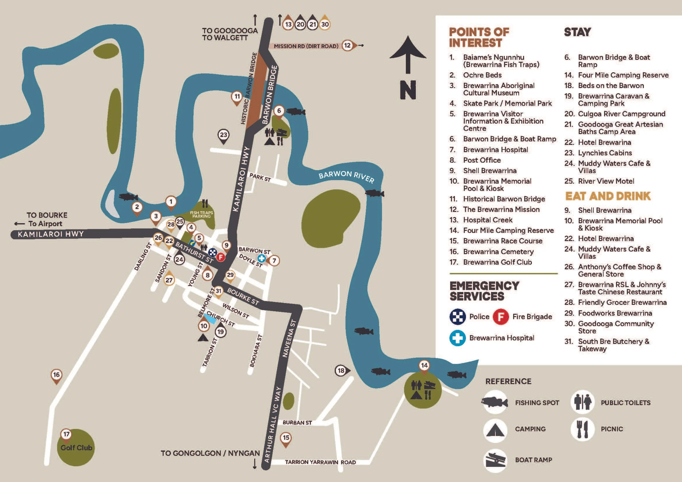Map of the Brewarrina region
