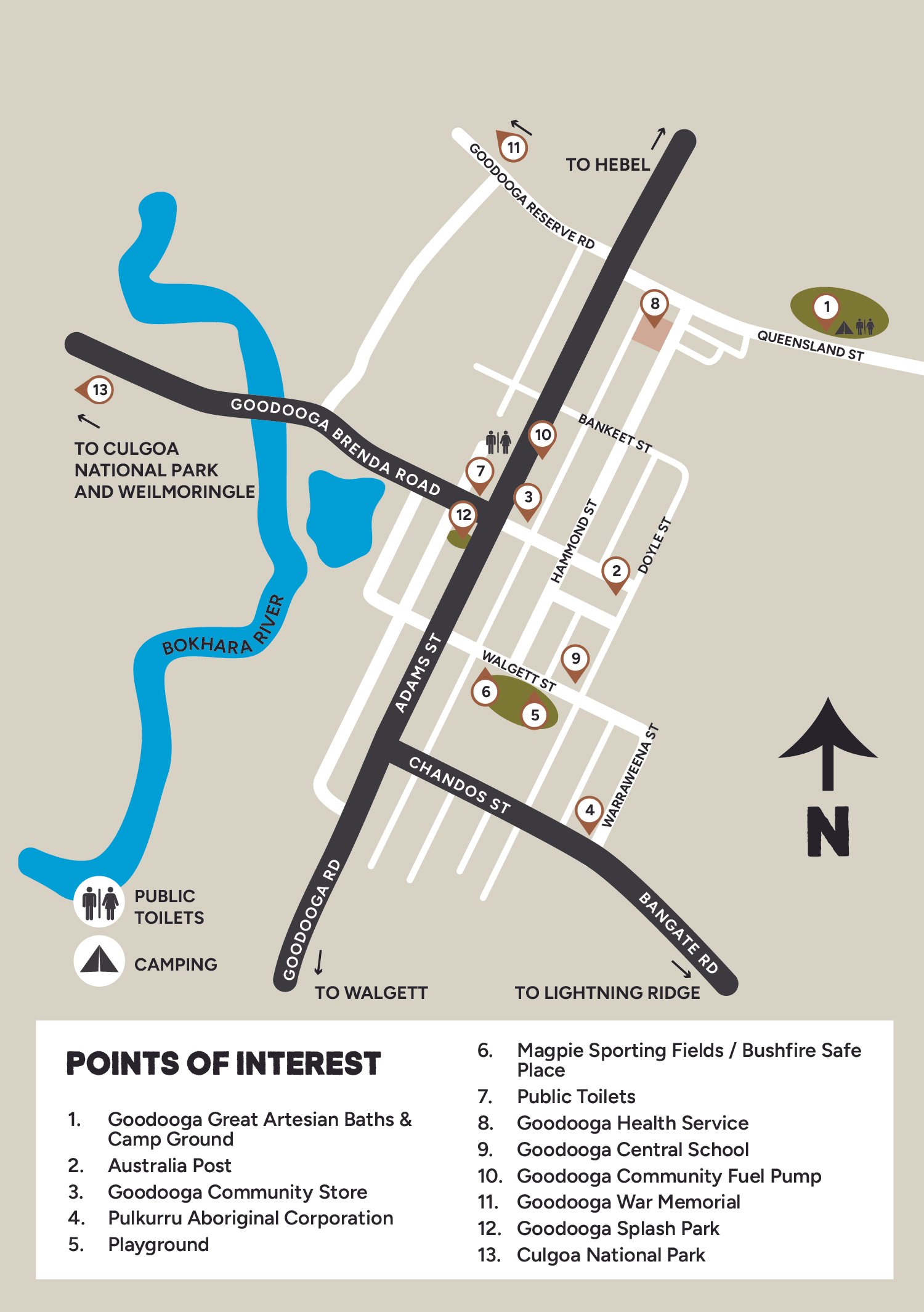 Goodooga Town Map
