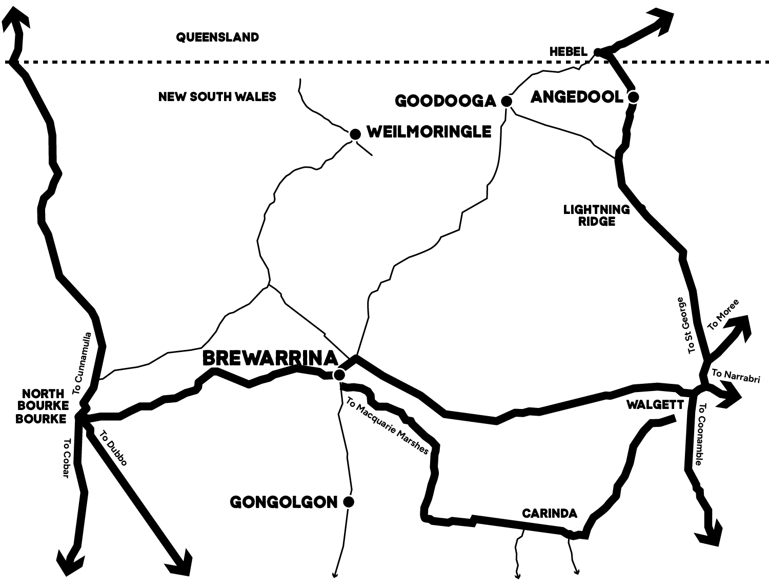 brewarrina region map
