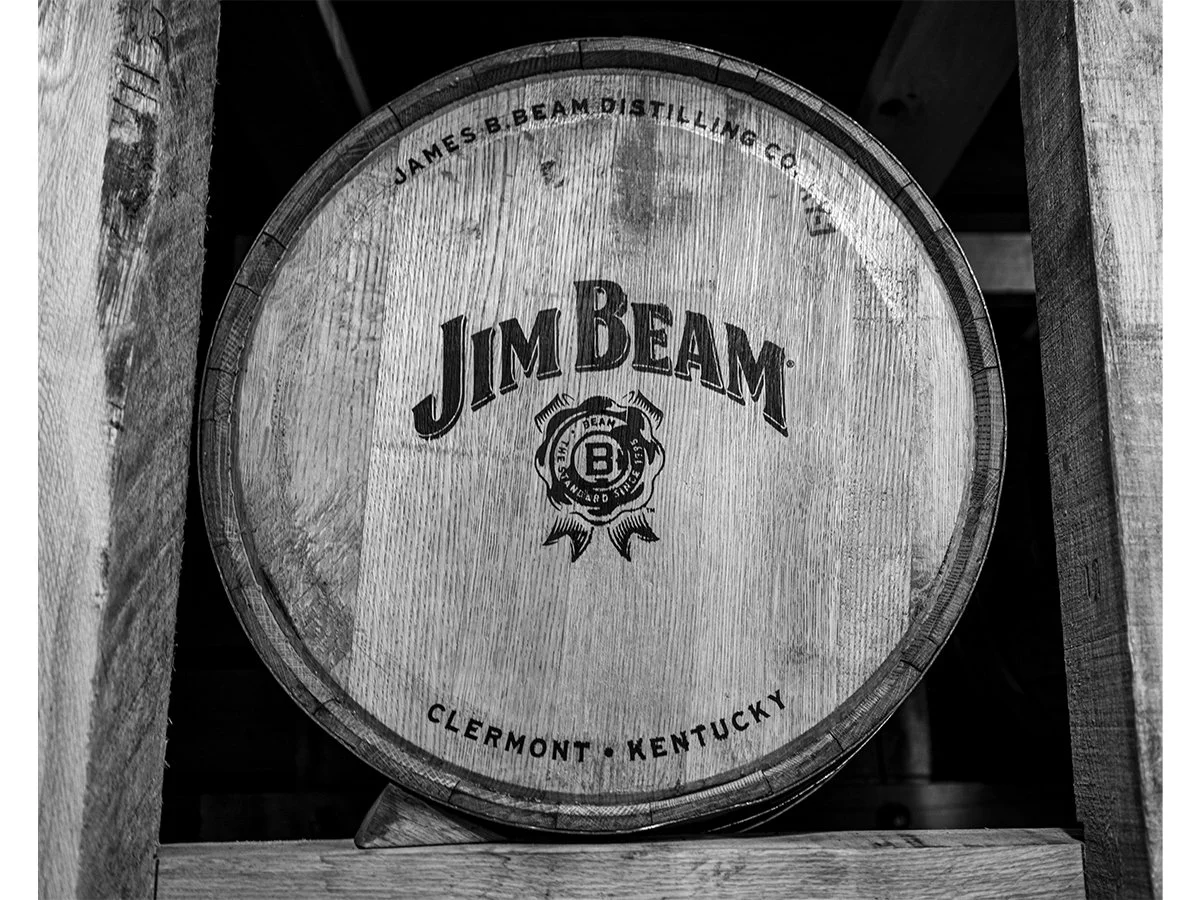 Jim Beam Barrel B&W