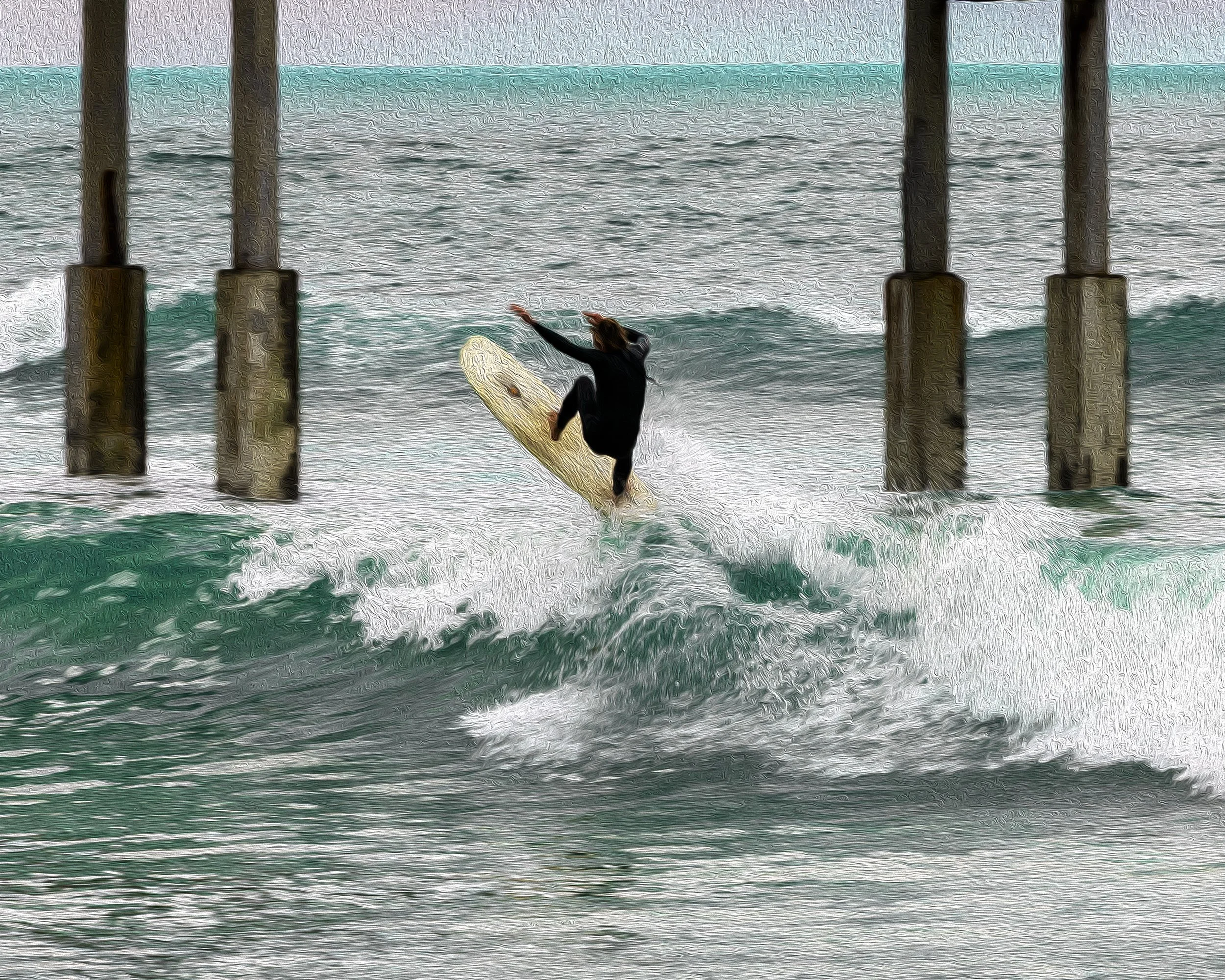 Surfer Schredding Oil Paint 8x10 (1 of 1).jpg